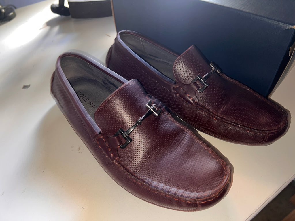 Nantucket PNY Cole Haan Mens Shoes Size 9.5 Mineral Red