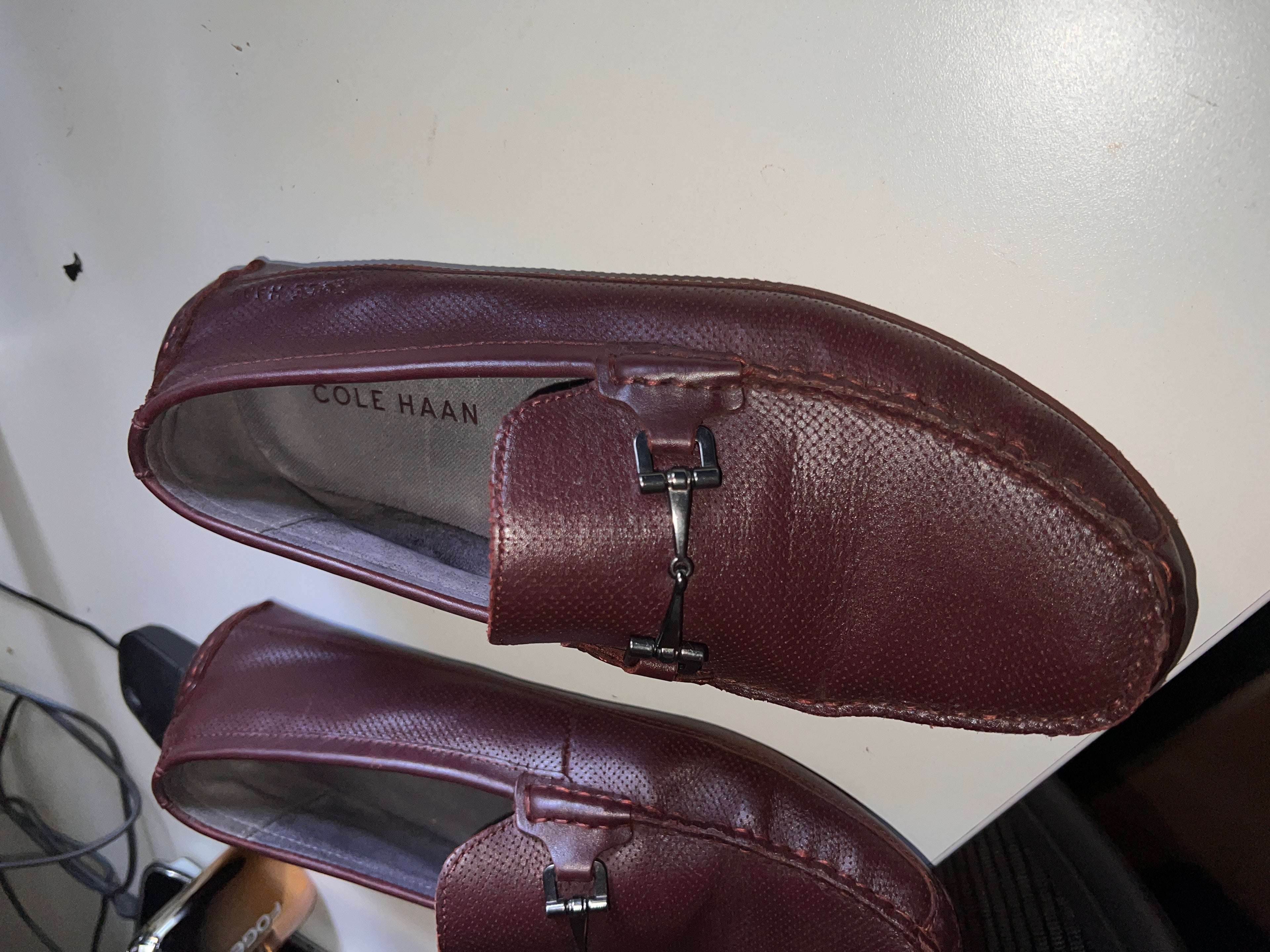 Nantucket PNY Cole Haan Mens Shoes Size 9.5 Mineral Red