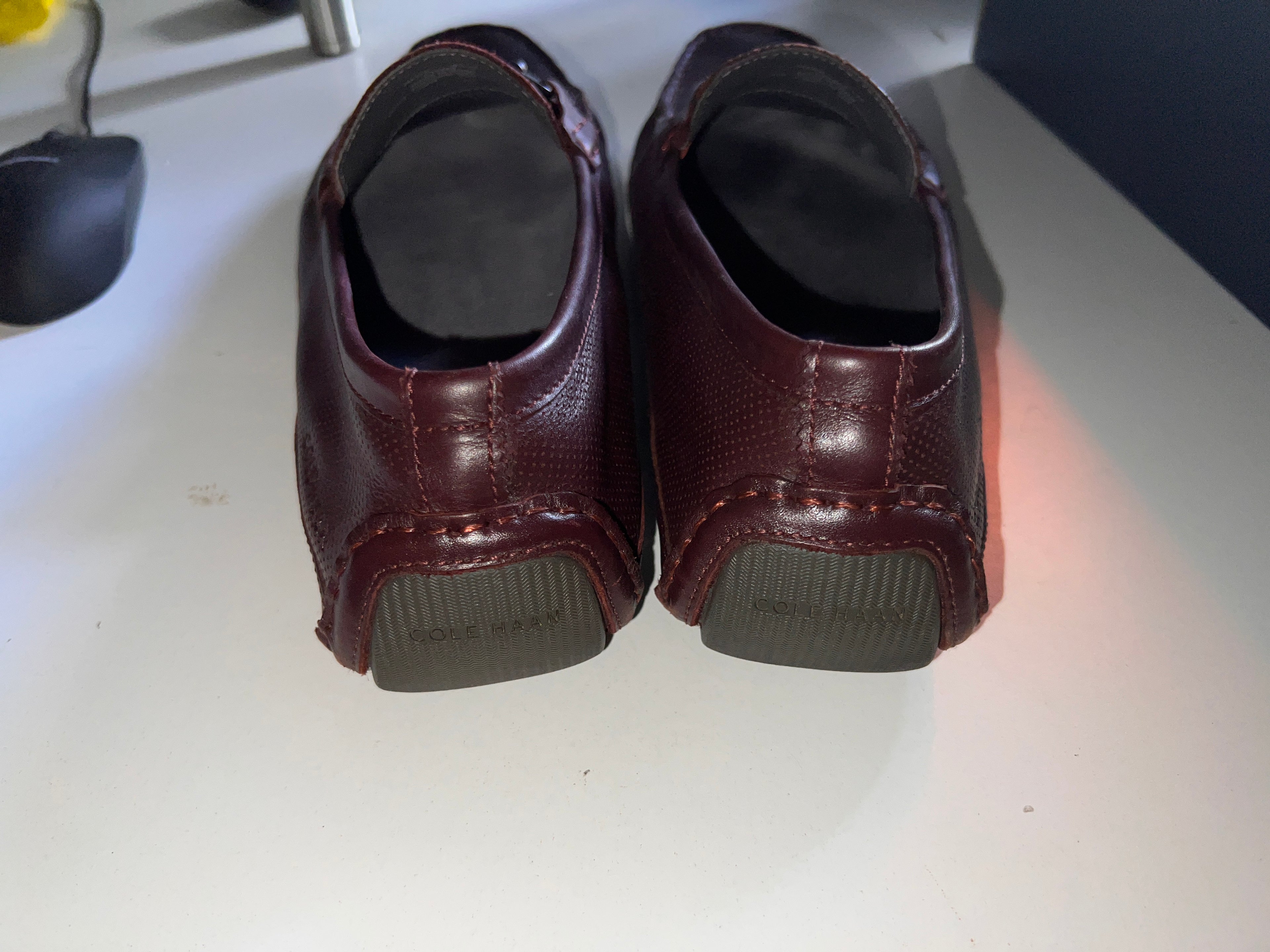 Nantucket PNY Cole Haan Mens Shoes Size 9.5 Mineral Red