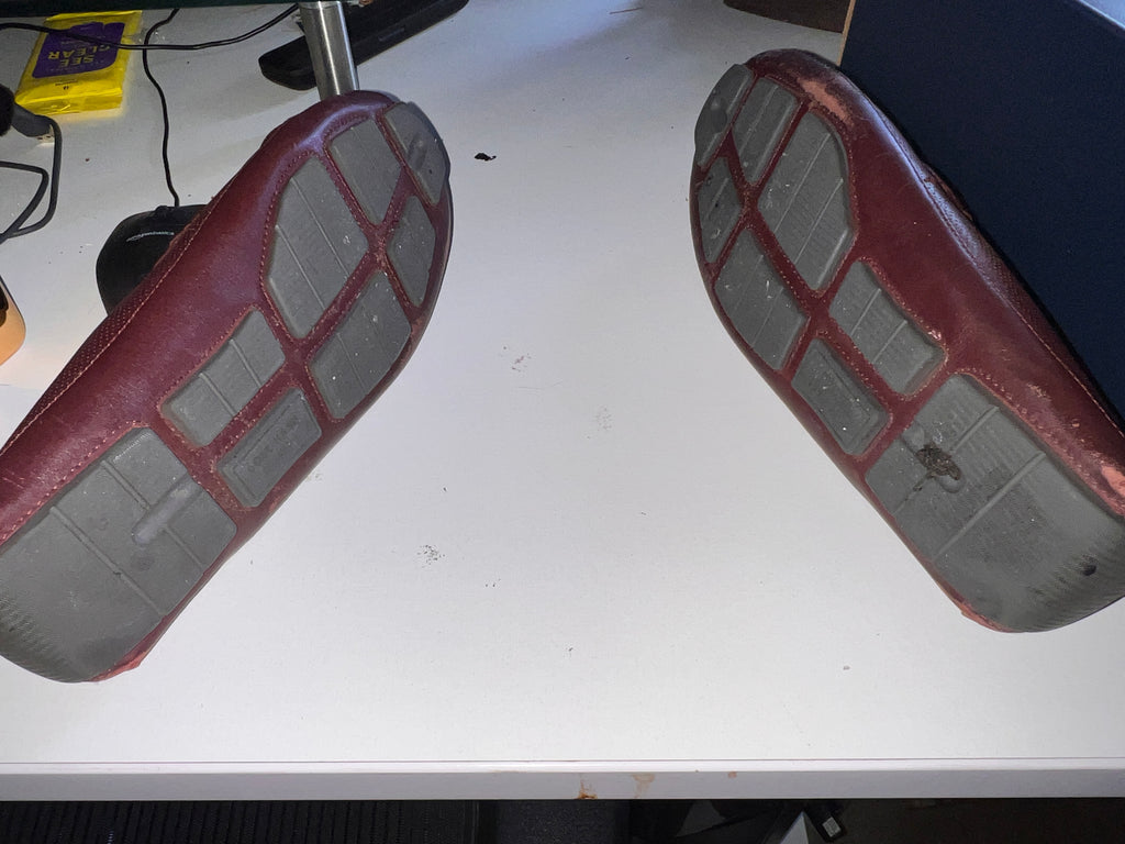 Nantucket PNY Cole Haan Mens Shoes Size 9.5 Mineral Red