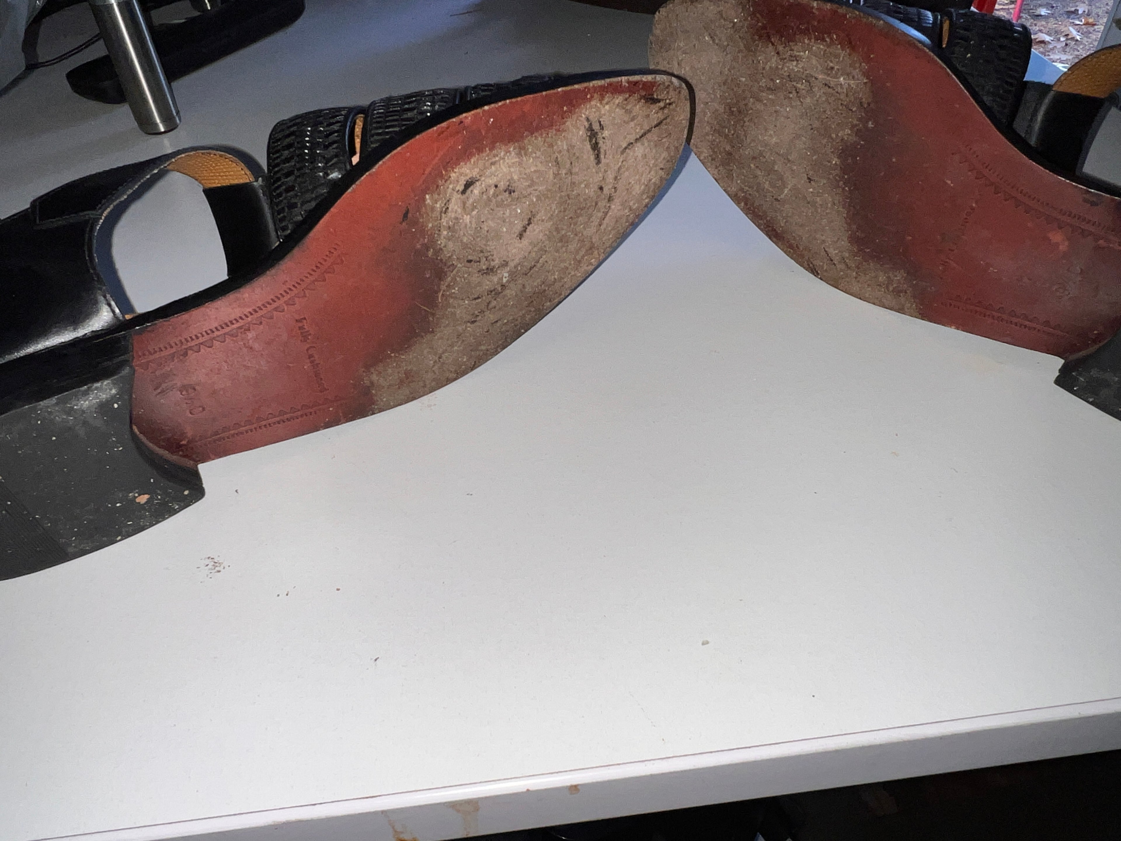 Giorgio Brutini Mens Dress Shoes Size 9.5 D Huarache leather