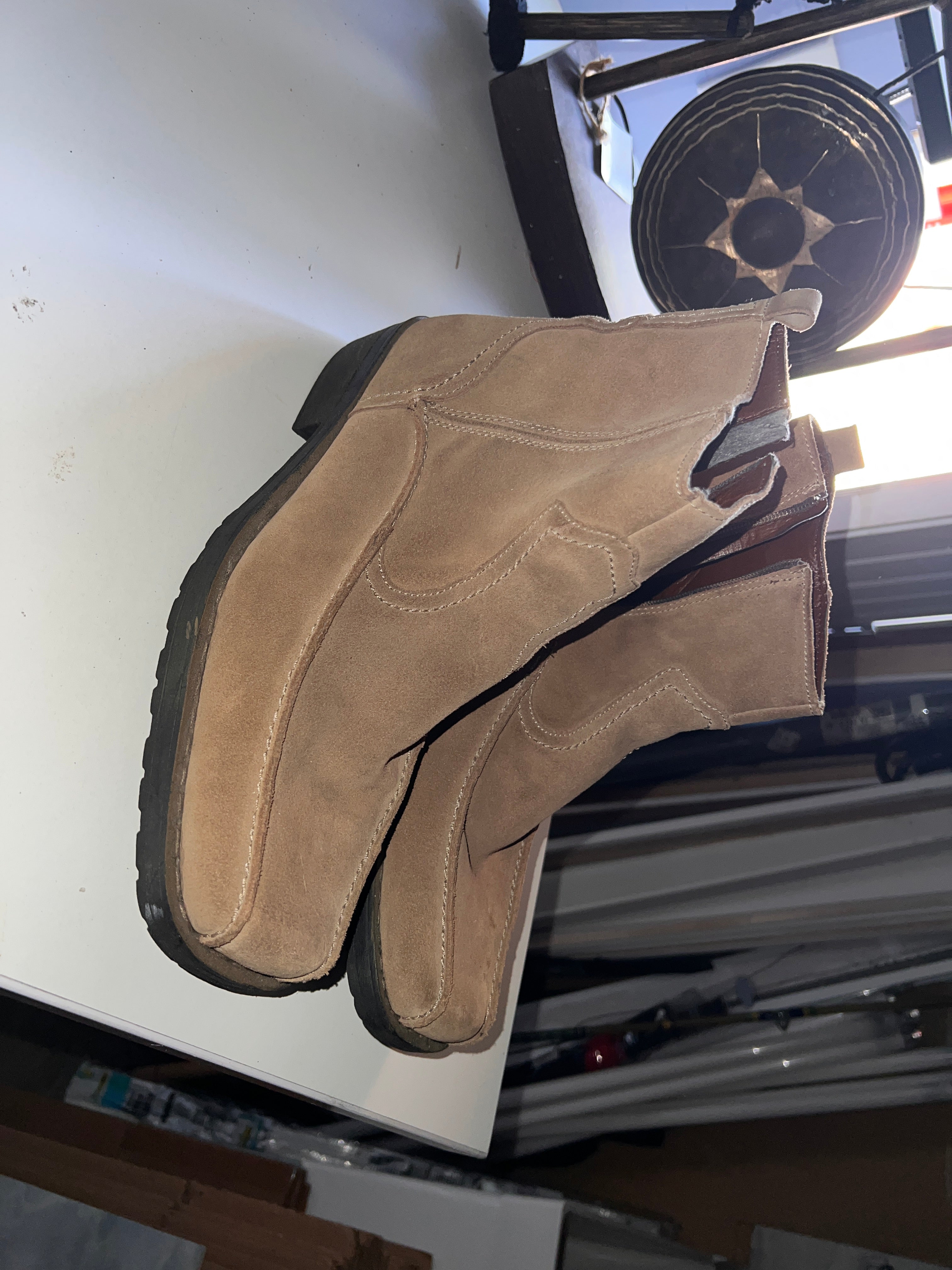 GBX Suede Boots Mens Size 9.5 #5749767