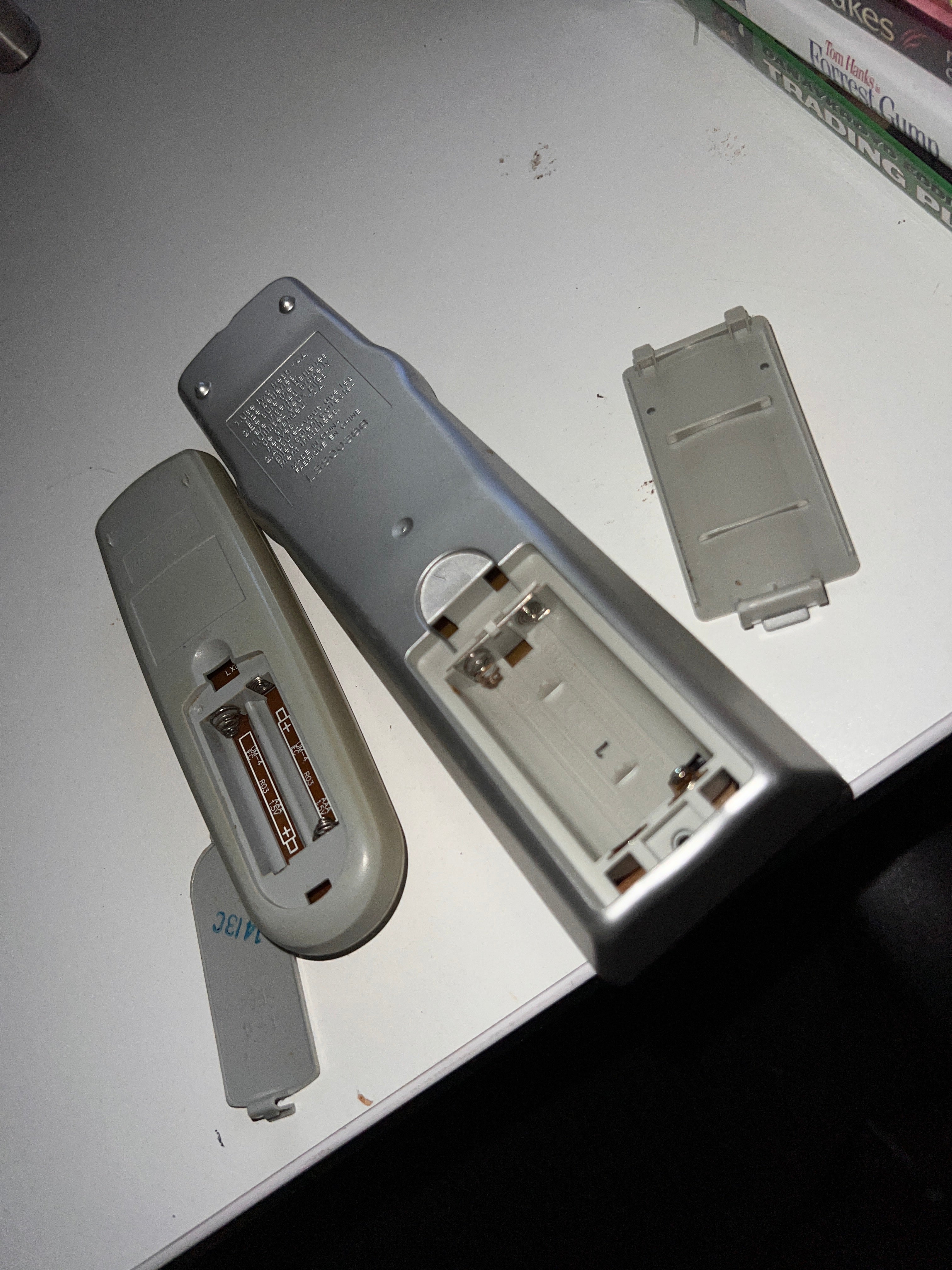 Toshiba CT-844 and Panasonic Shuttle Tower Director TV Remote controls