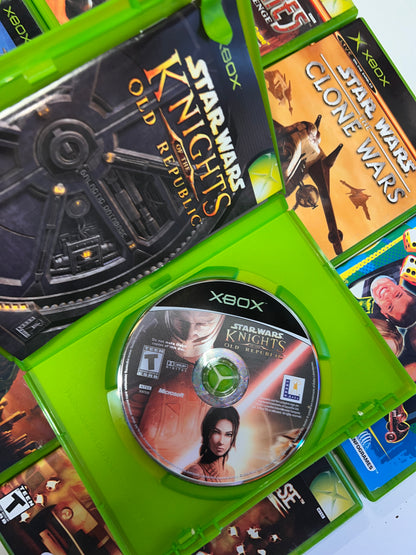 Vintage bundle of Xbox games Star Wars and more!