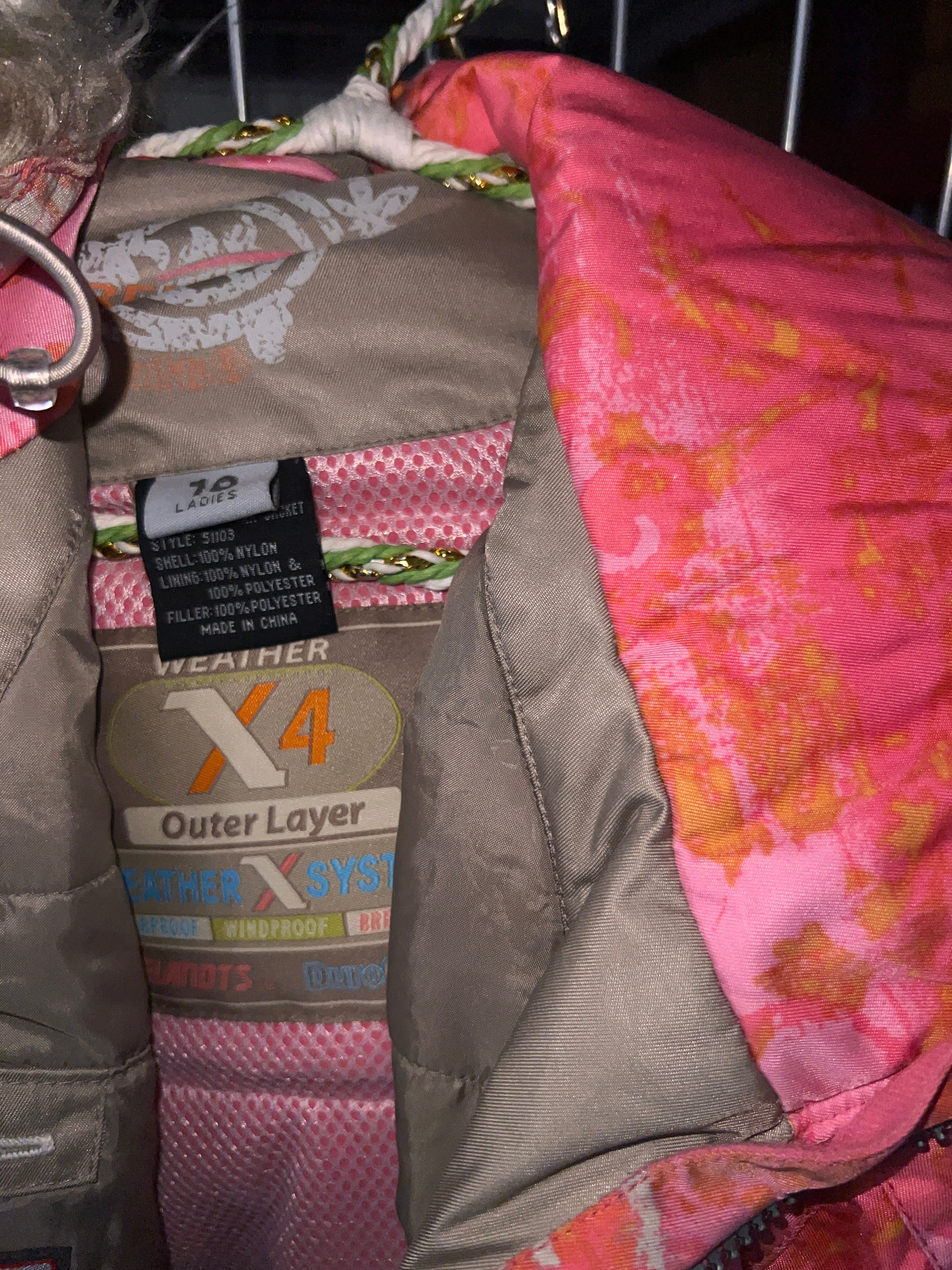 Obermeyer Womens Size 10 Ski Jacket Pink