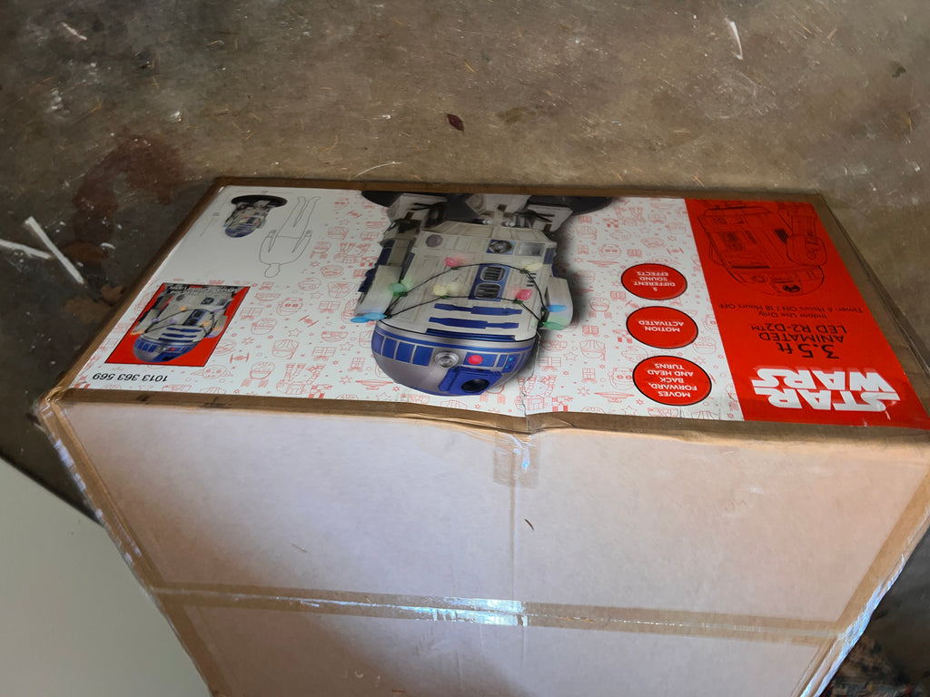 HOME DEPOT 3.5 FT ANIMATED STAR WARS R2 D2 CHRISTMAS ANIMATRONIC