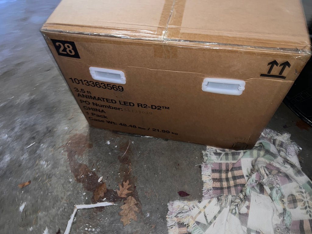 HOME DEPOT 3.5 FT ANIMATED STAR WARS R2 D2 CHRISTMAS ANIMATRONIC