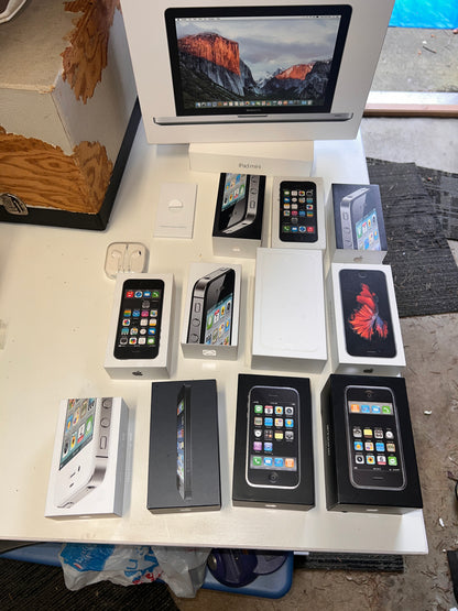 Bundle lot of Apple Product Boxes for Iphones and Macbook