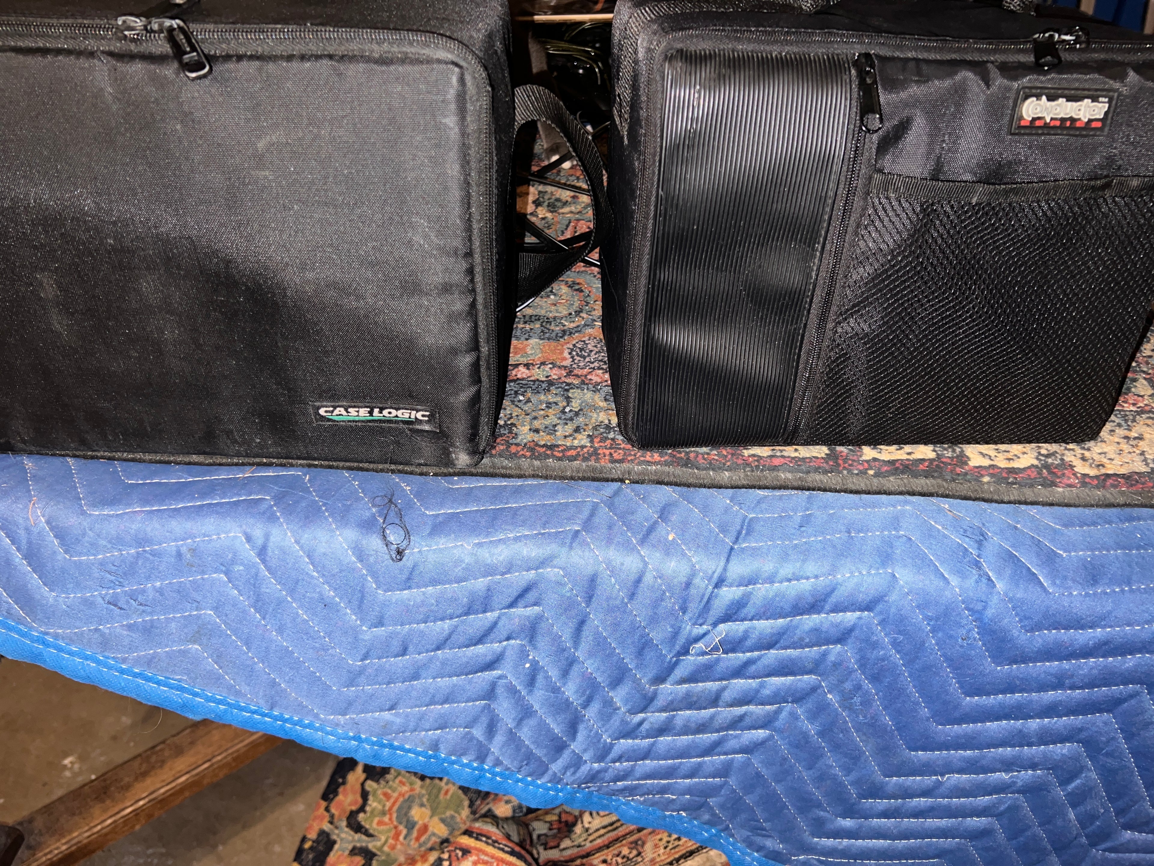 59 Vintage R & B Hip Hop CDs  Album Collection with Travel Cases