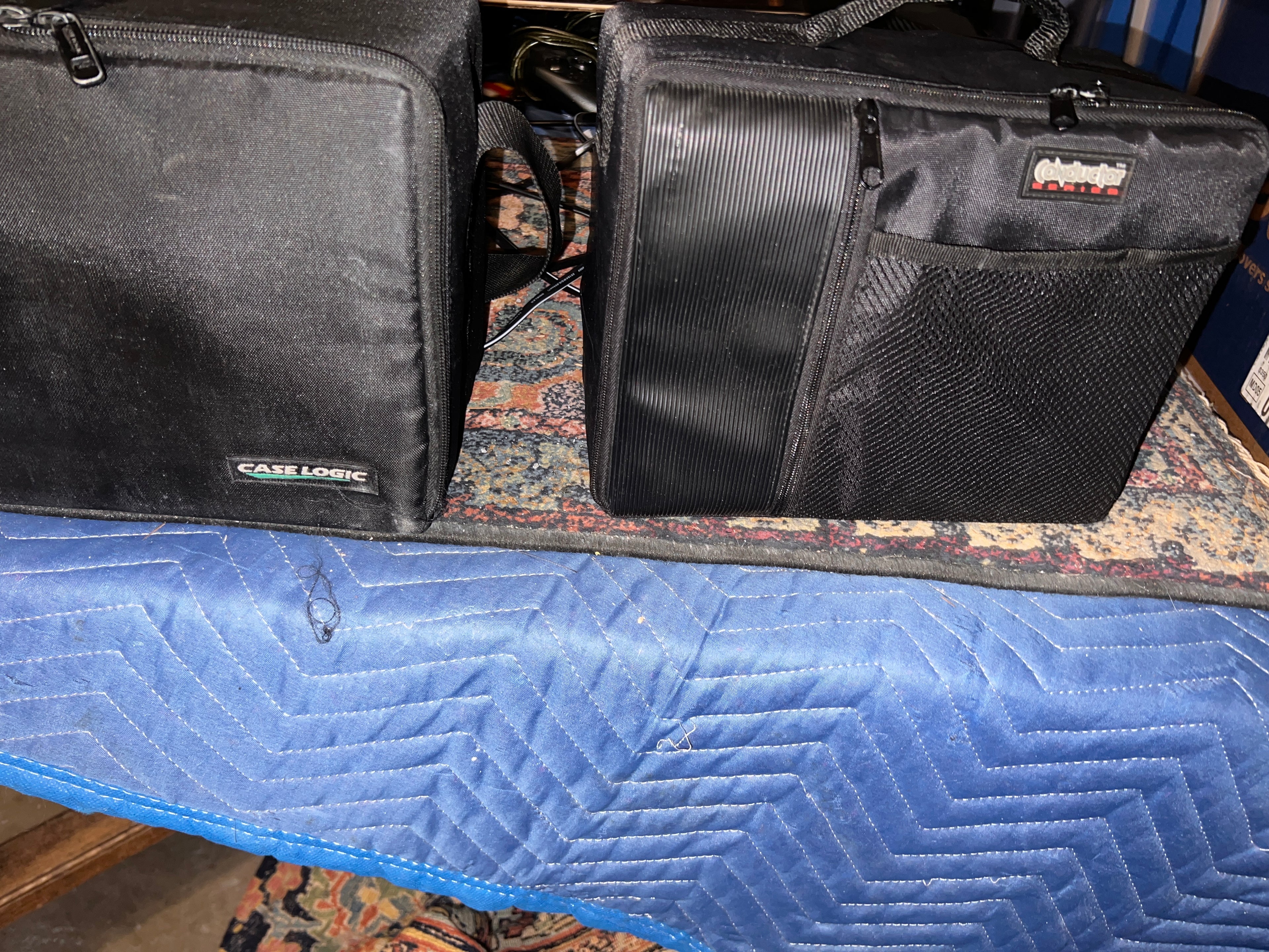 59 Vintage R & B Hip Hop CDs  Album Collection with Travel Cases