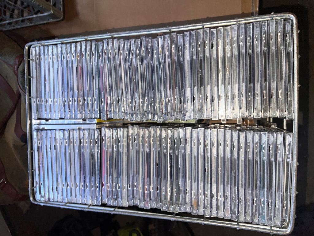 169 Vintage R & B Hip Hop CDs  Album Collection with Vintage Metal Crate