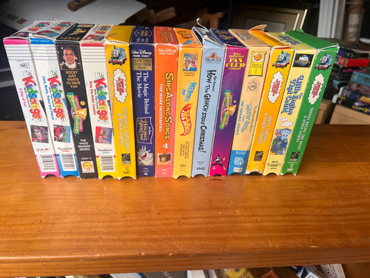 Bundle of Rare Childrens VHS Tapes! 15 total!