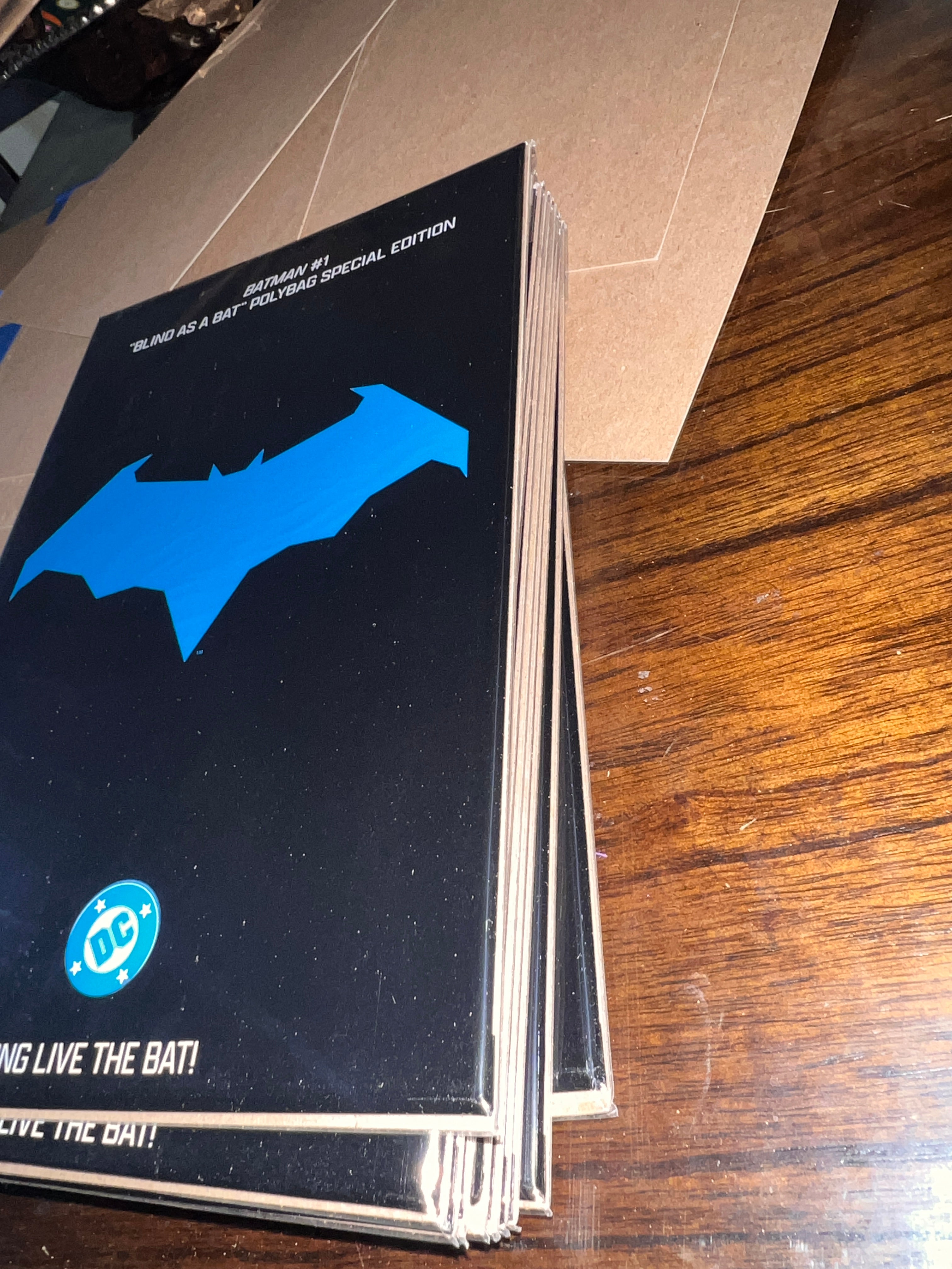 DC BATMAN #1 "BLIND AS A BAT" BLIND BAG Variant Polybagged 2025 LOT OF 10 Sealed