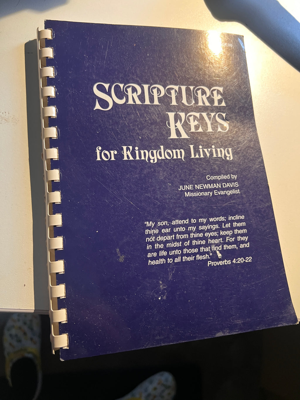Scripture Keys For Kingdom Living By June Newman Davis 2000 Christian Prayer