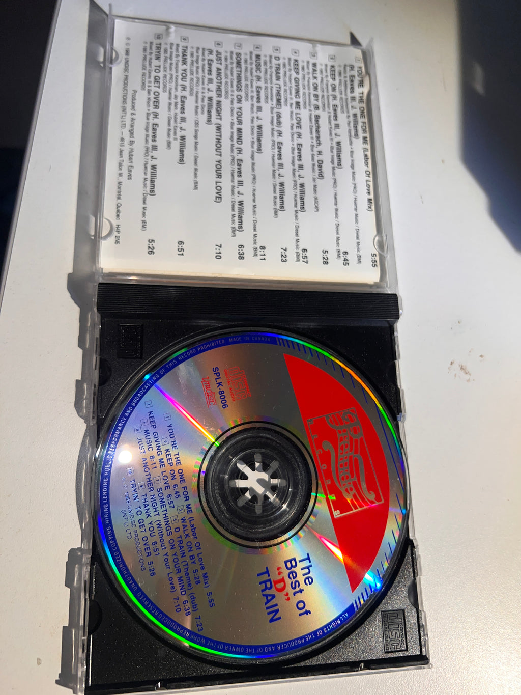 The Best of D Train CD SPLK-8006 Prelude Records Dance Soul