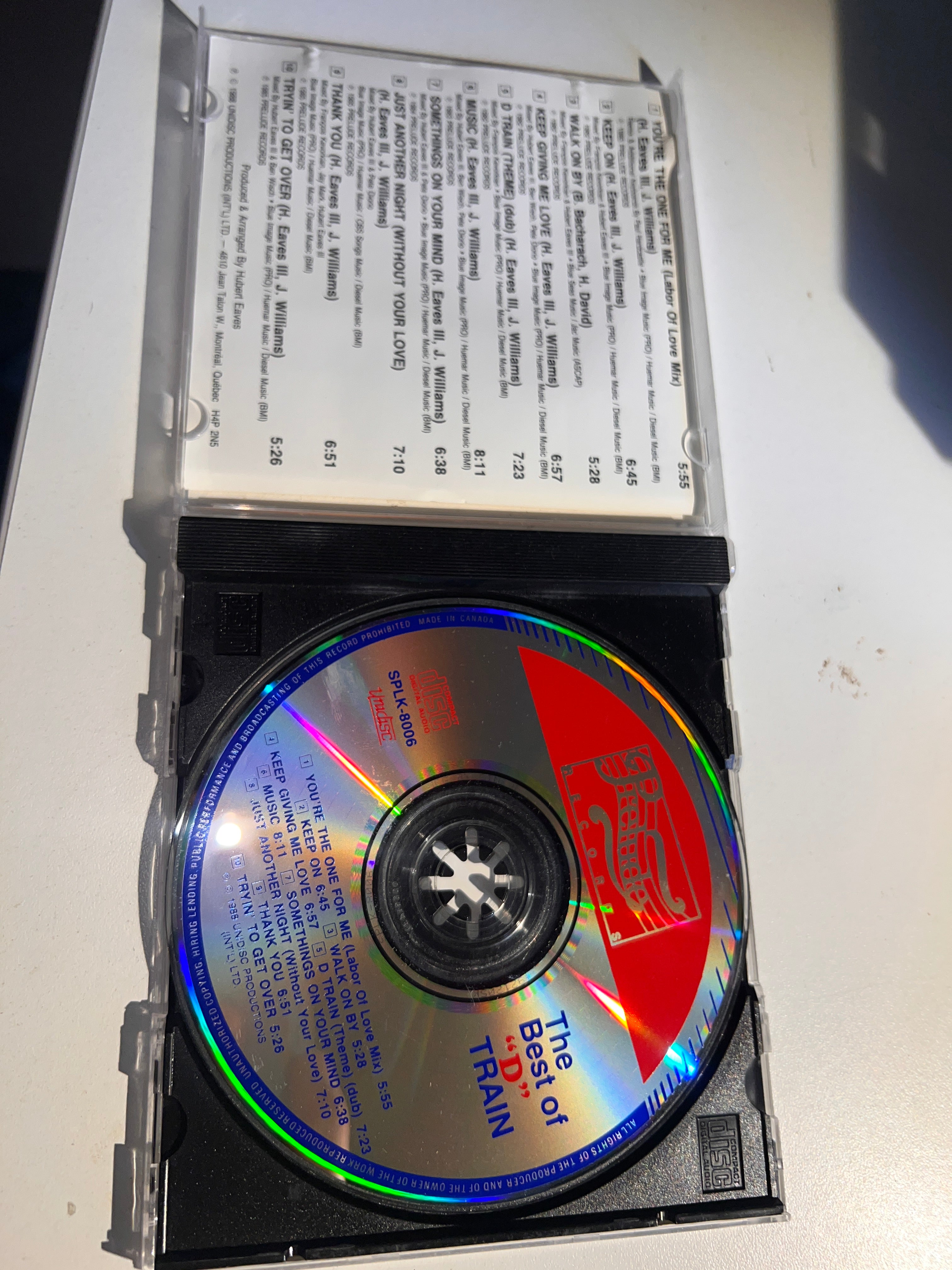 The Best of D Train CD SPLK-8006 Prelude Records Dance Soul