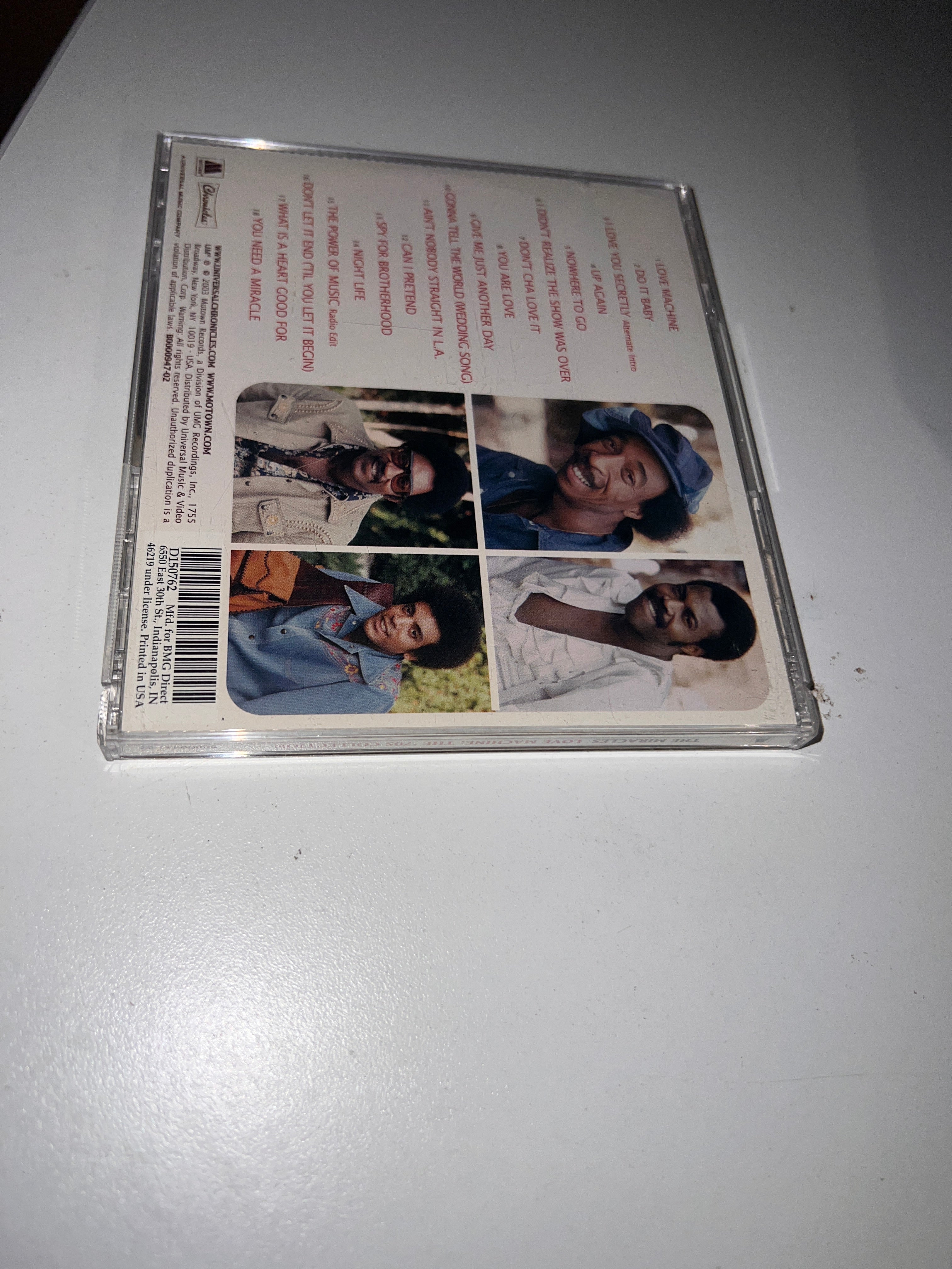 Love Machine: The 70's Collection by The Miracles (CD, Aug-2003, Chronicles)