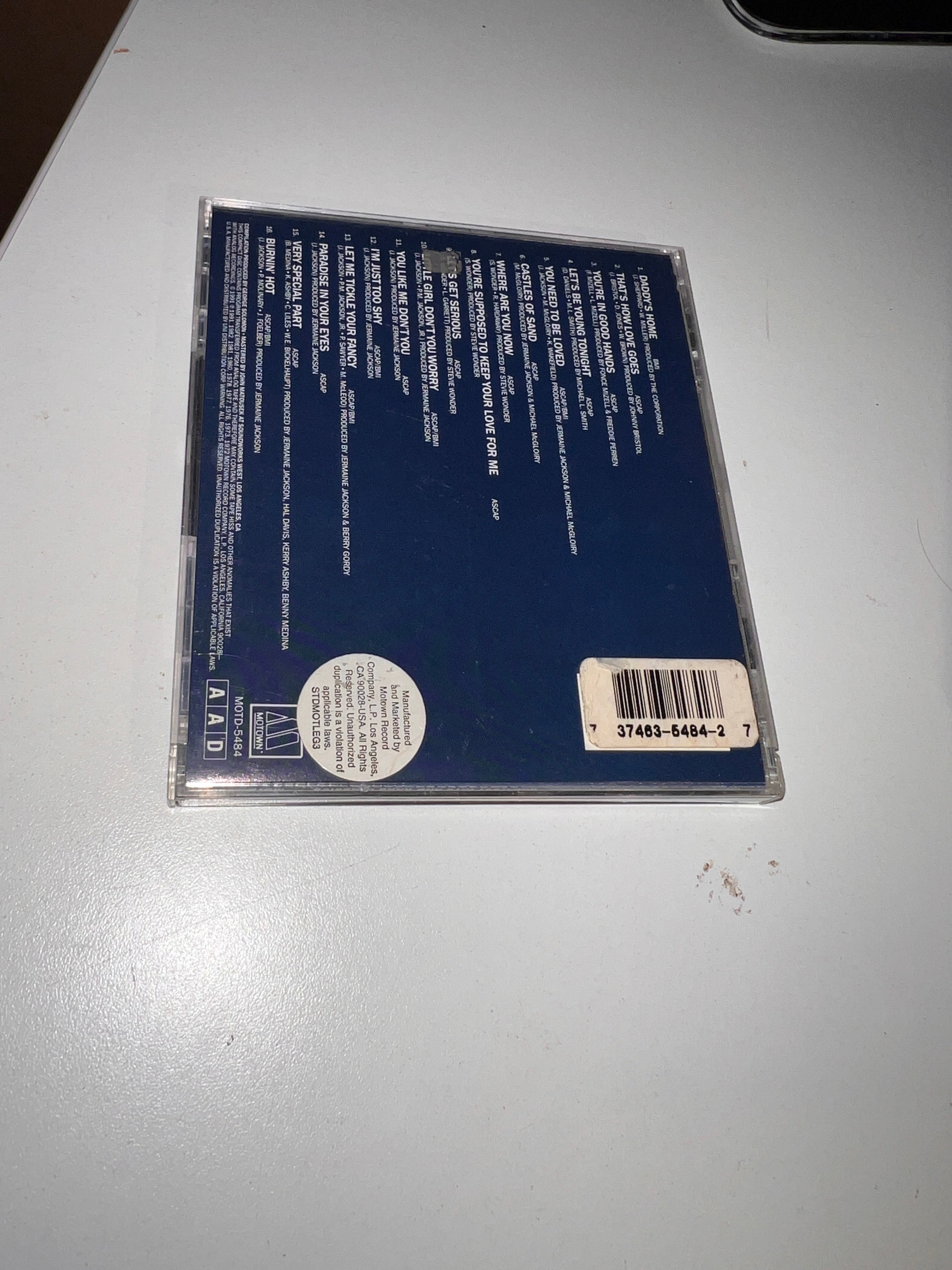 JERMAINE JACKSON - GREATEST HITS AND RARE CLASSICS CD 1991