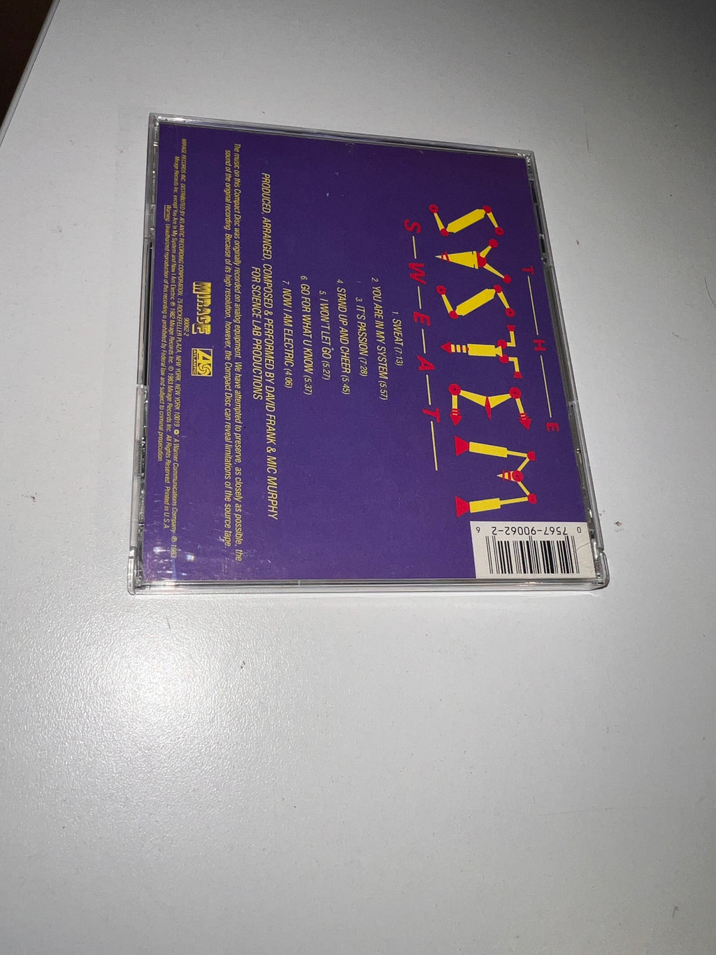 Sweat - The System (CD, 1983, Mirage)