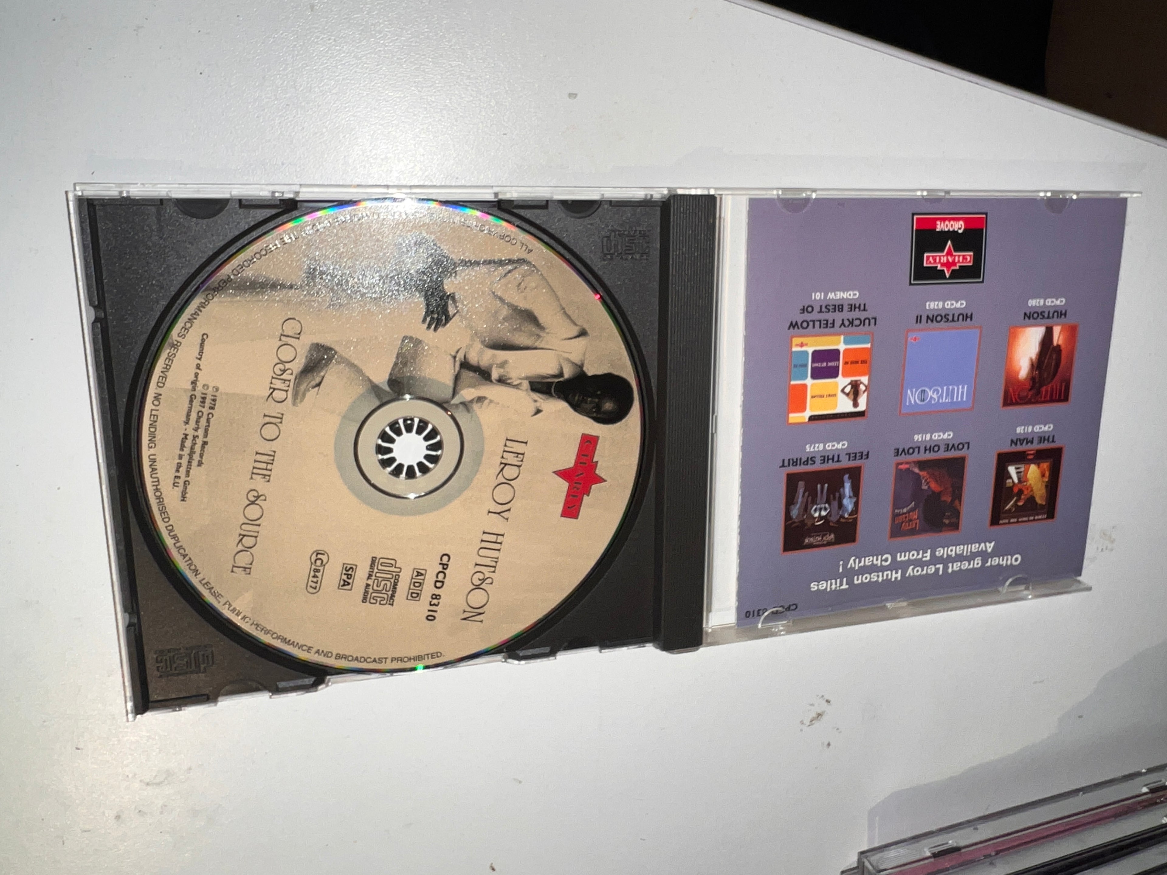 LeRoy Hutson Closer to the Source UK Import CD 1997