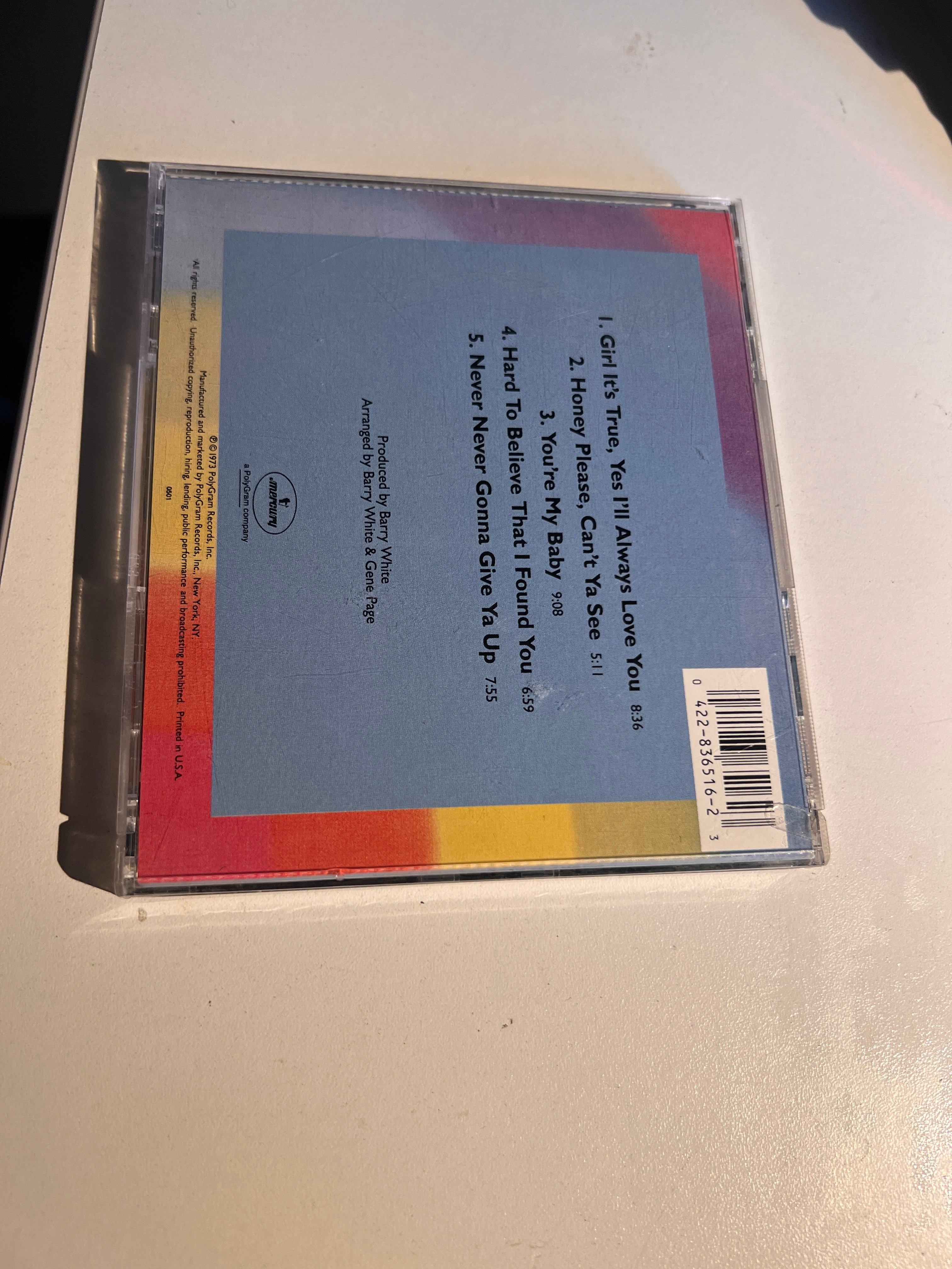 Barry White ‎ - Stone Gon' CD - rare!