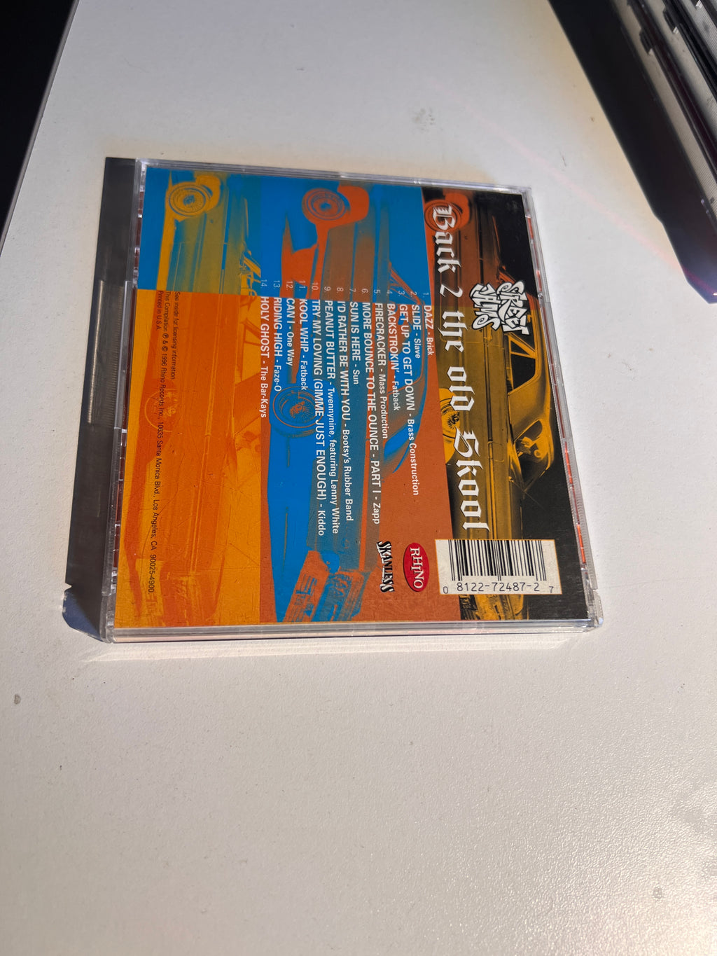 Vintage 1996 Street Jams: Back 2 The Old Skool Part One Various Rare 3D cover CD