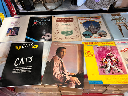 Bundle of Vintage and Antique Songbooks!  Disney Madonna and more!