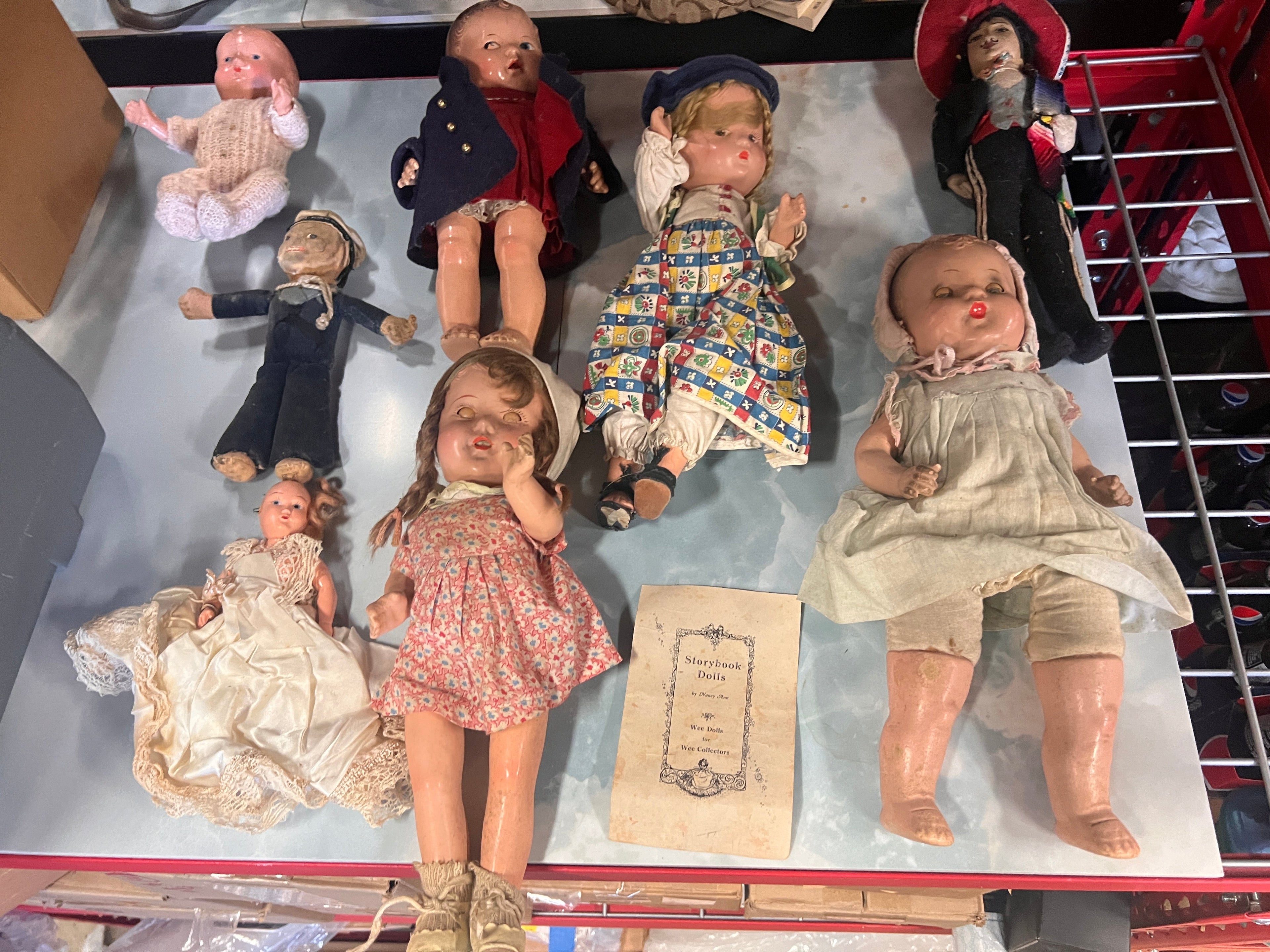 Antique Storybook dolls and more!
