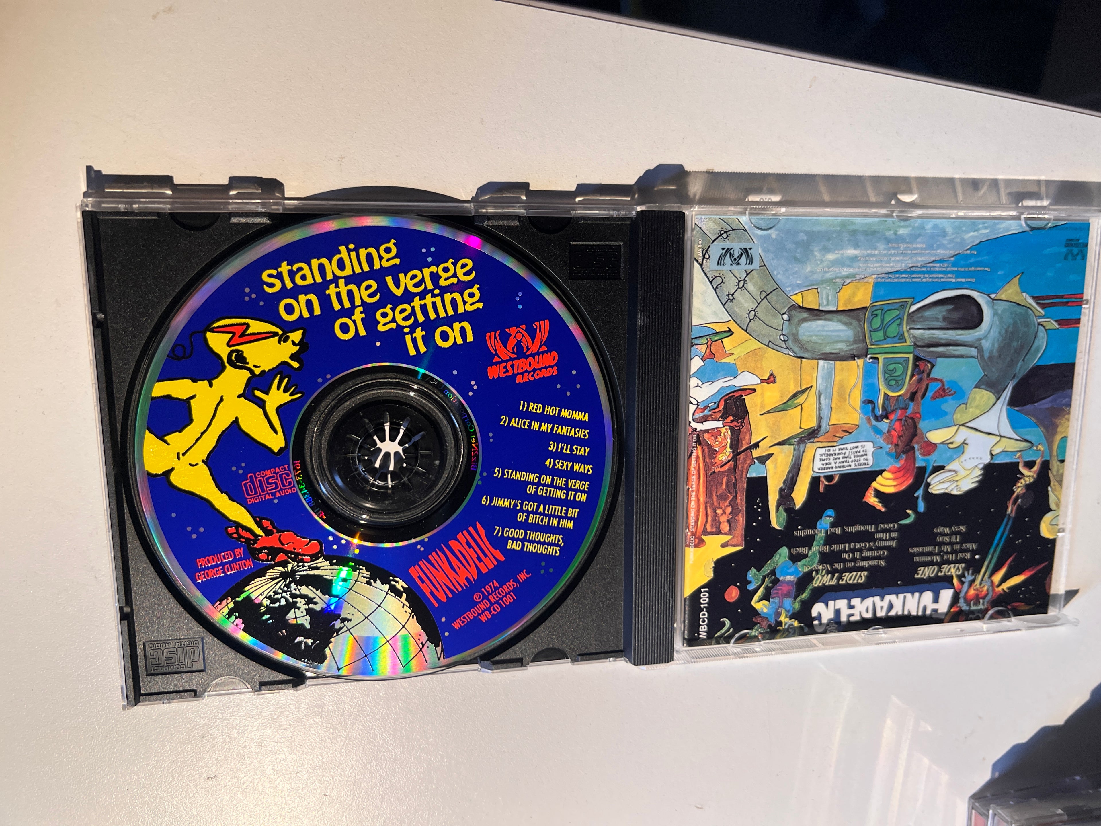 FUNKADELIC Standing on the Verge of Getting It On CD Rare