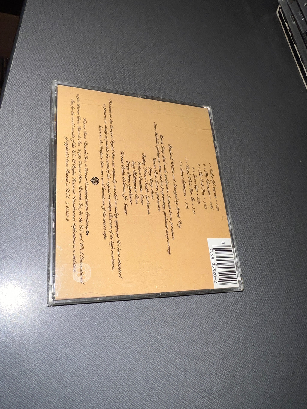 1985 Morris Day "Color of Success" CD 25320-2