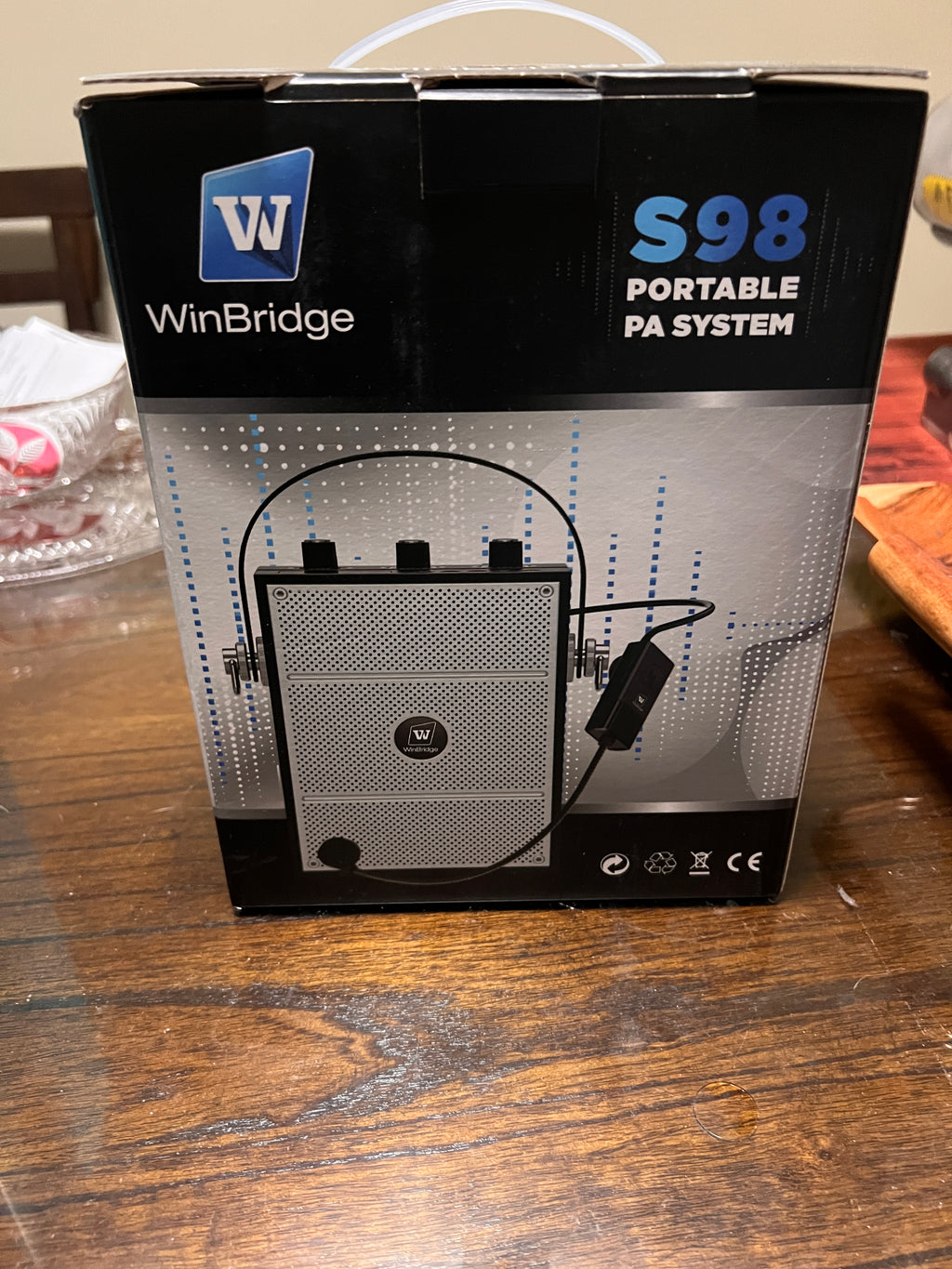 WinBridge S98 Wireless Voice Amplifier Portable Bluetooth 5.3 PA System