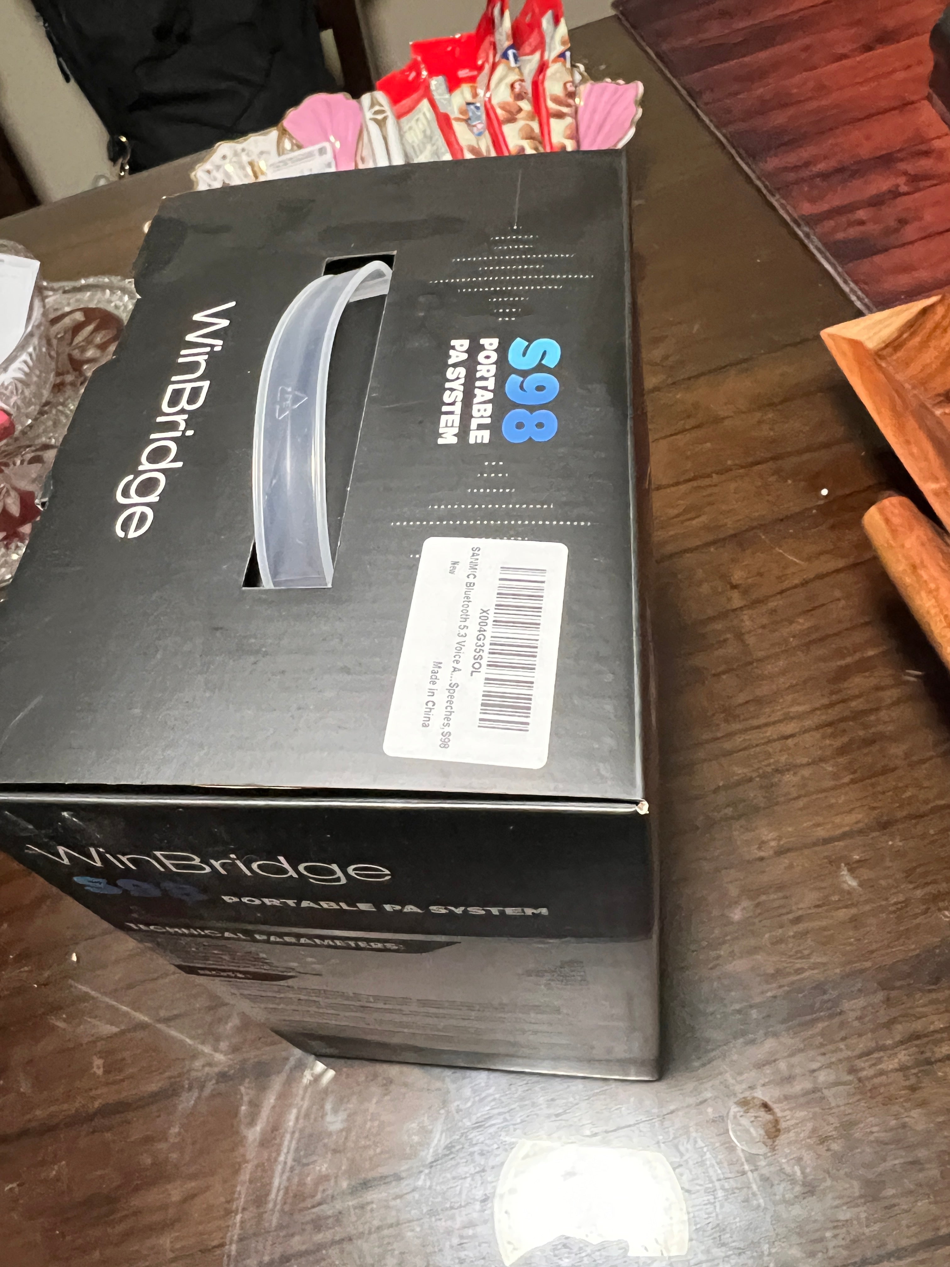 WinBridge S98 Wireless Voice Amplifier Portable Bluetooth 5.3 PA System