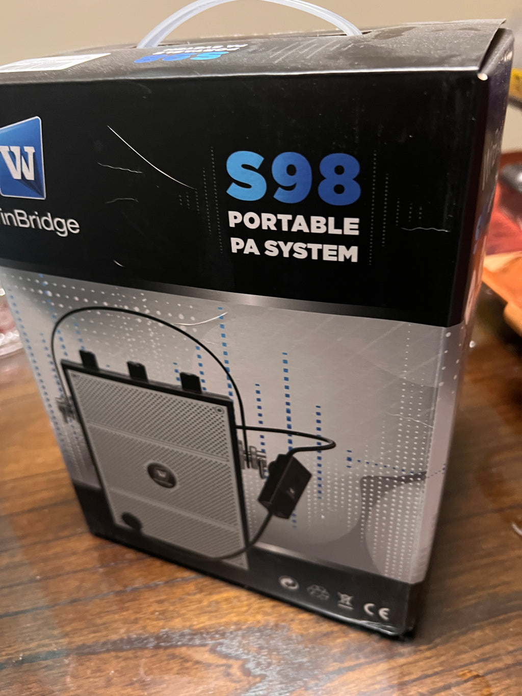WinBridge S98 Wireless Voice Amplifier Portable Bluetooth 5.3 PA System