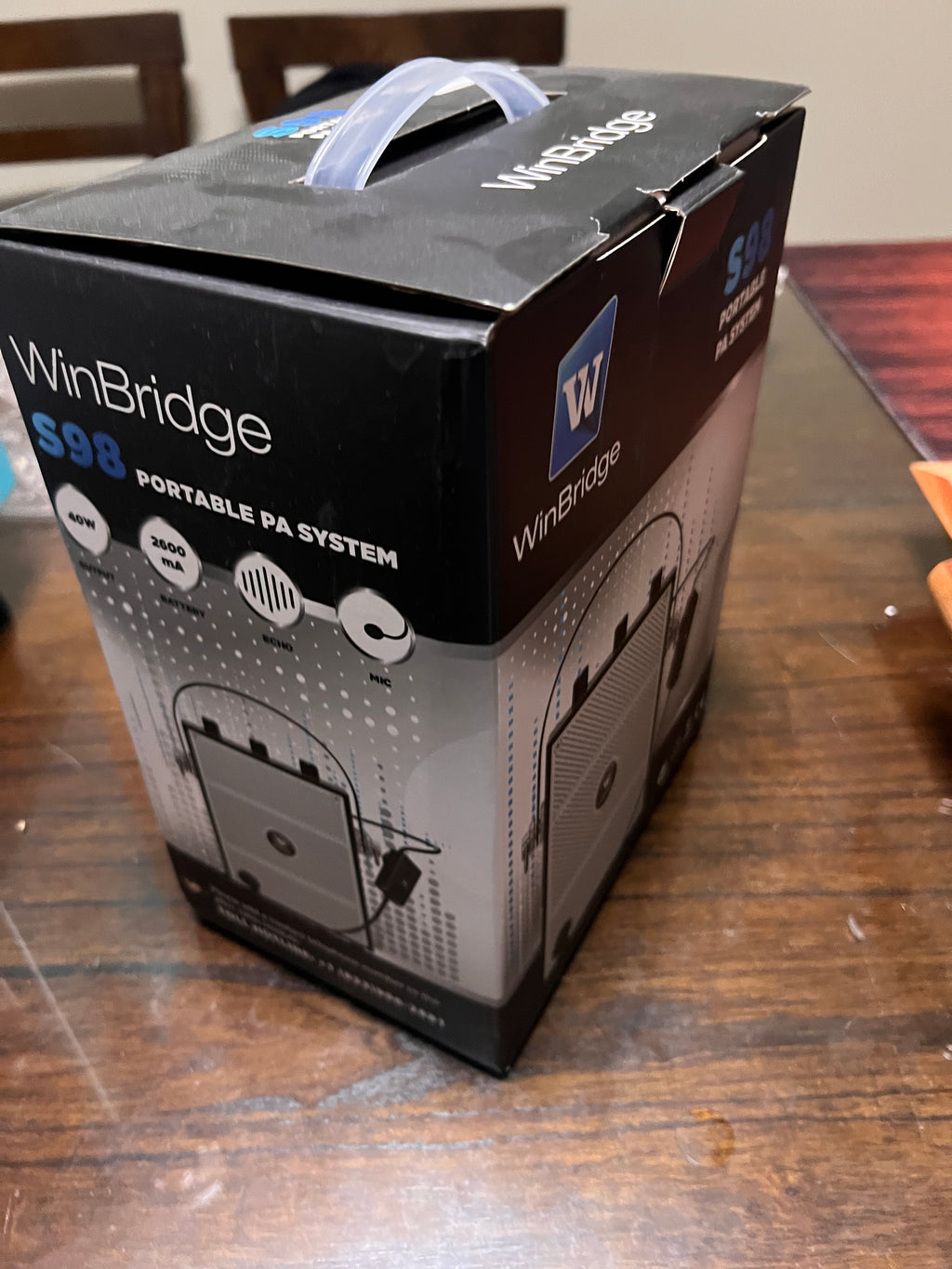 WinBridge S98 Wireless Voice Amplifier Portable Bluetooth 5.3 PA System