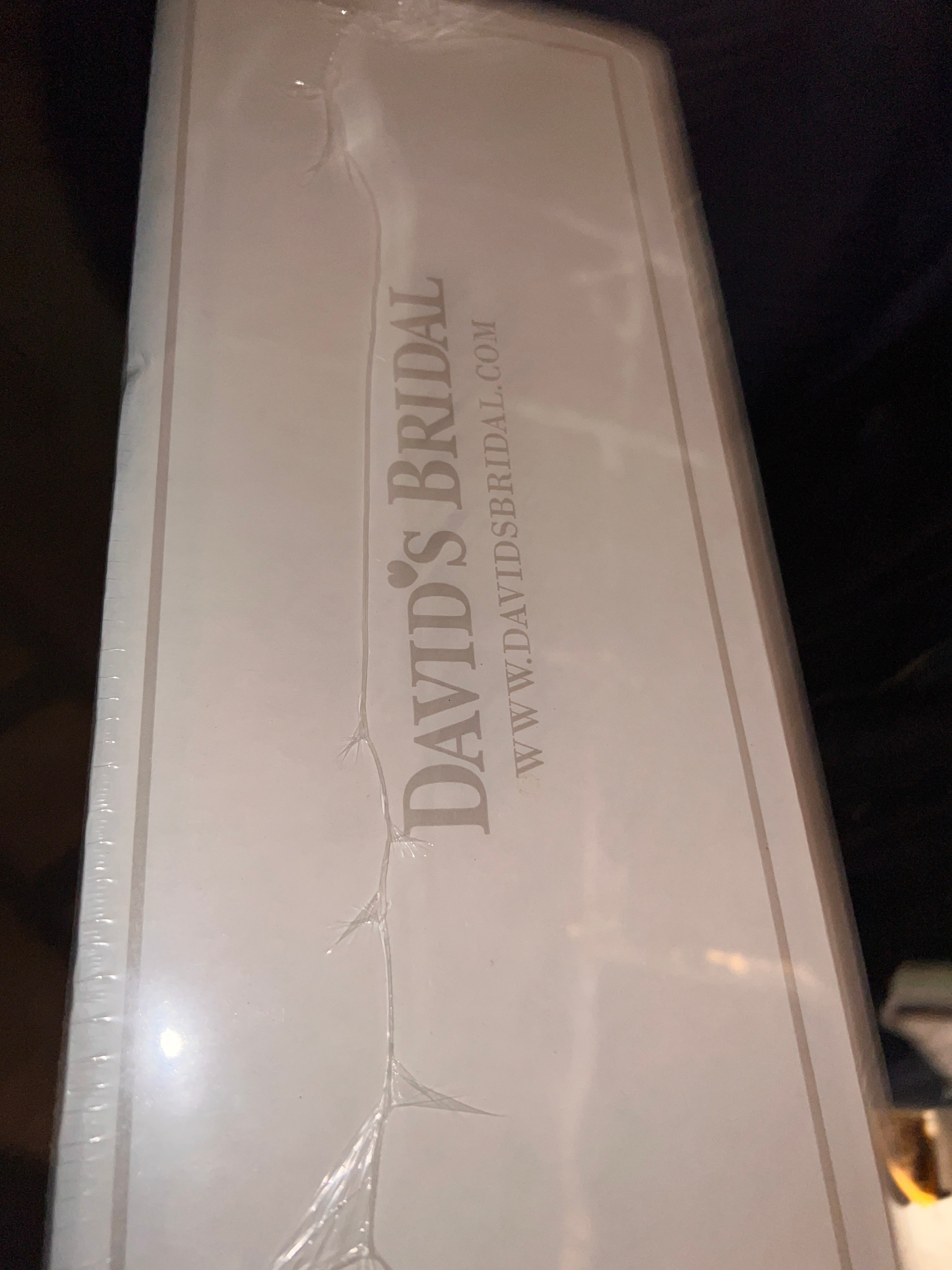 David’s Bridal Dress In Style V9409 White Size 0 Dress and Slip