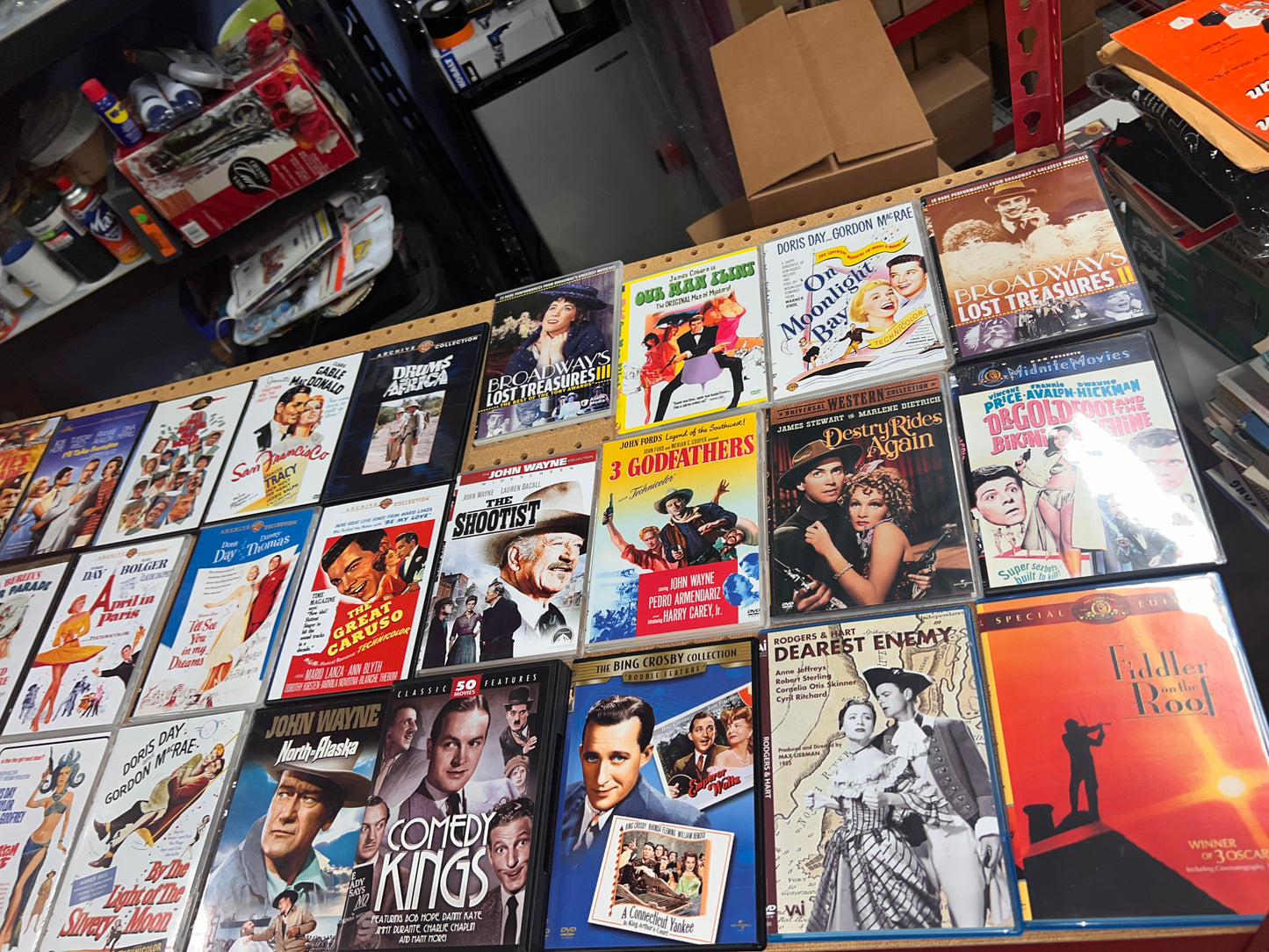 Bundle of 34 vintage movies and show DVDs!