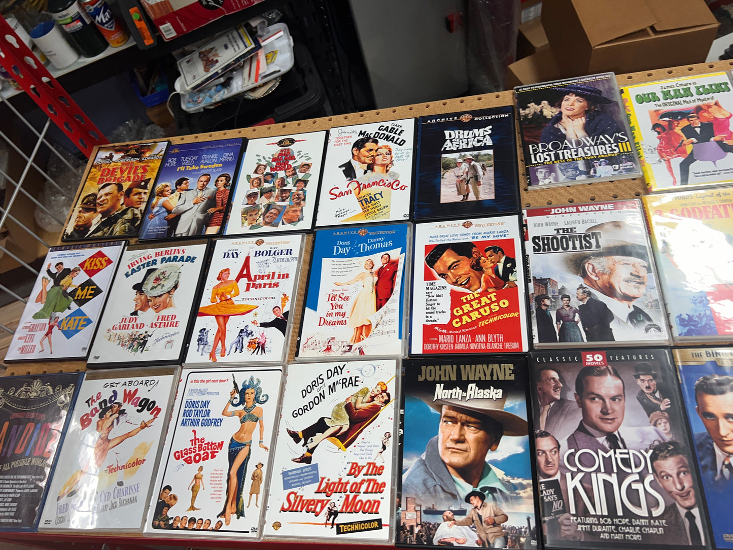 Bundle of 34 vintage movies and show DVDs!