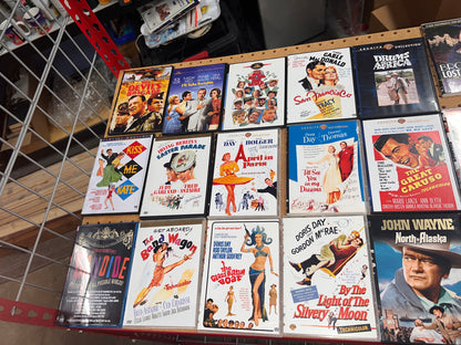 Bundle of 34 vintage movies and show DVDs!