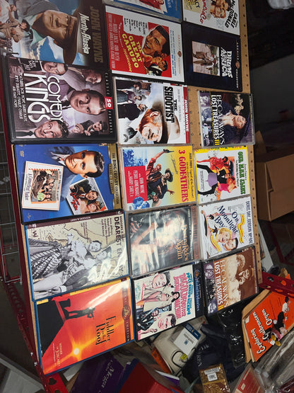 Bundle of 34 vintage movies and show DVDs!