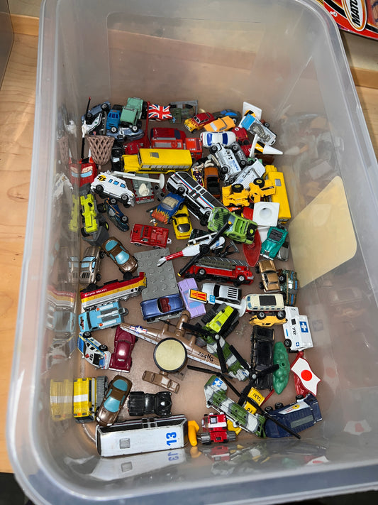 Bundle of Vintage Toys cars micro machines matchbox and more!