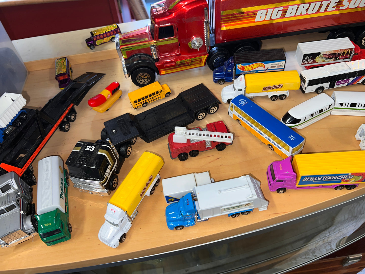 Bundle of vintage toys diecast model trucks and vehicles over 30!