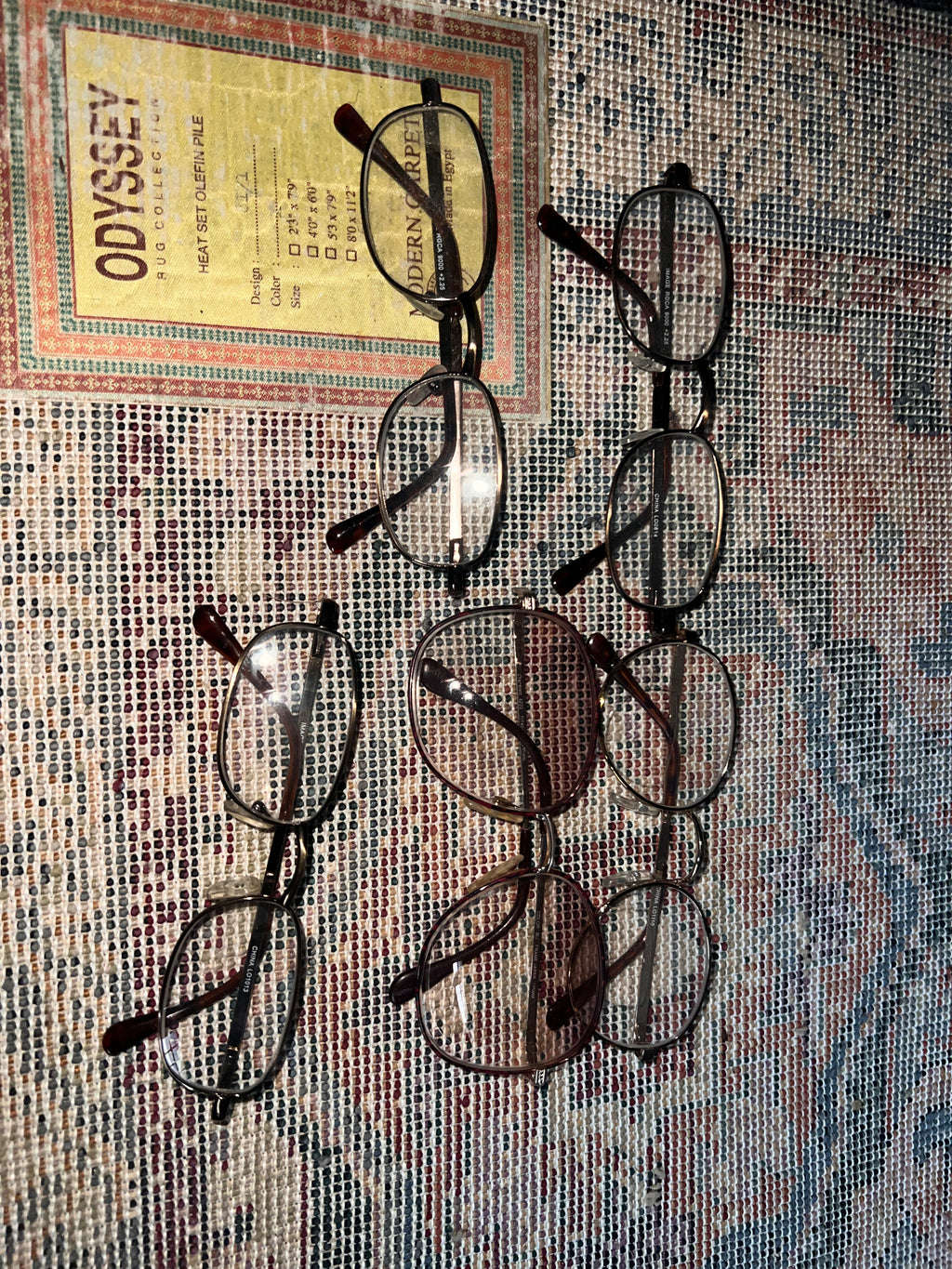 Vintage Eyeglasses Lot (10-12 Pairs) Ray-Ban + Reading Glasses Metal Frames