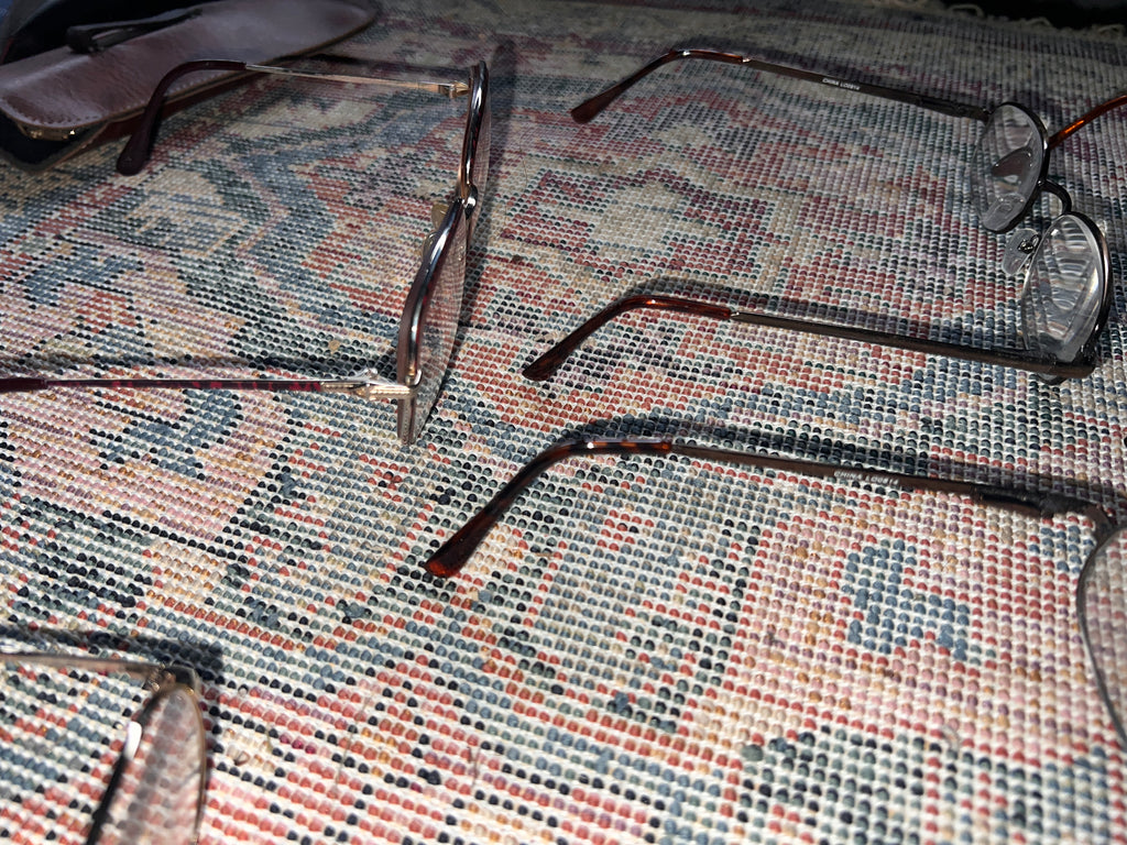 Vintage Eyeglasses Lot (10-12 Pairs) Ray-Ban + Reading Glasses Metal Frames