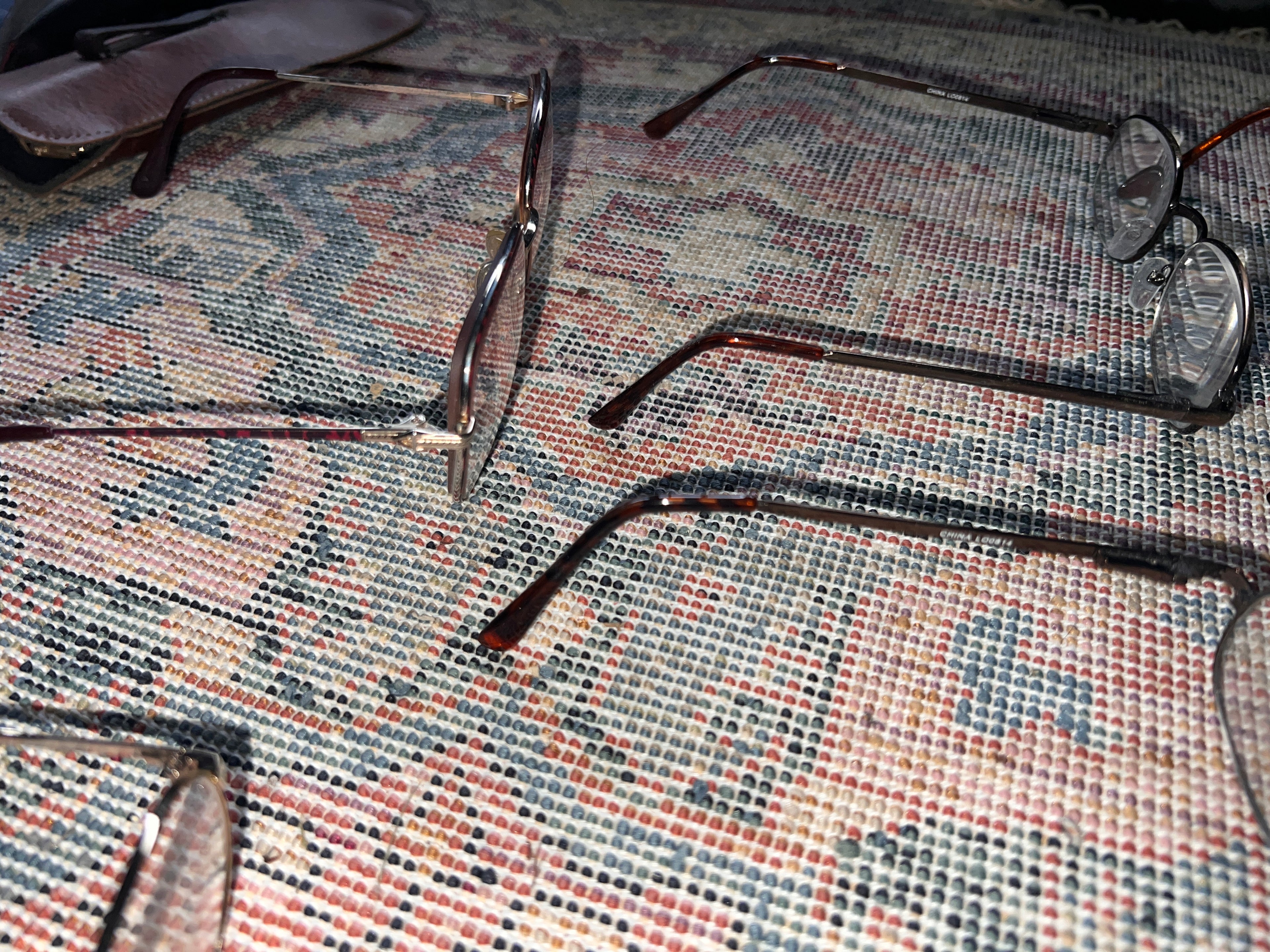 Vintage Eyeglasses Lot (10-12 Pairs) Ray-Ban + Reading Glasses Metal Frames