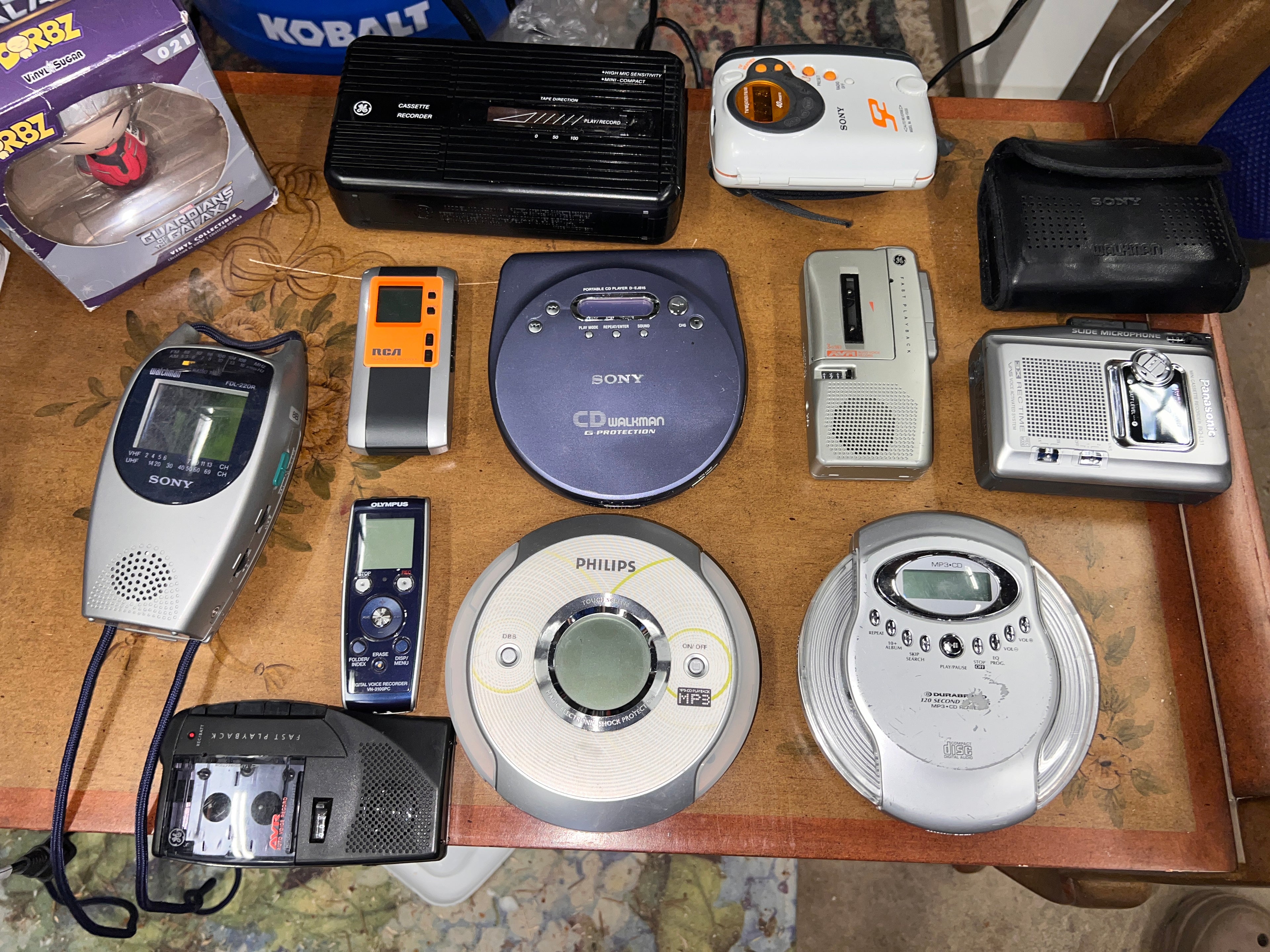 Bundle of Vintage Cassette Recorders CD Players and Electronics