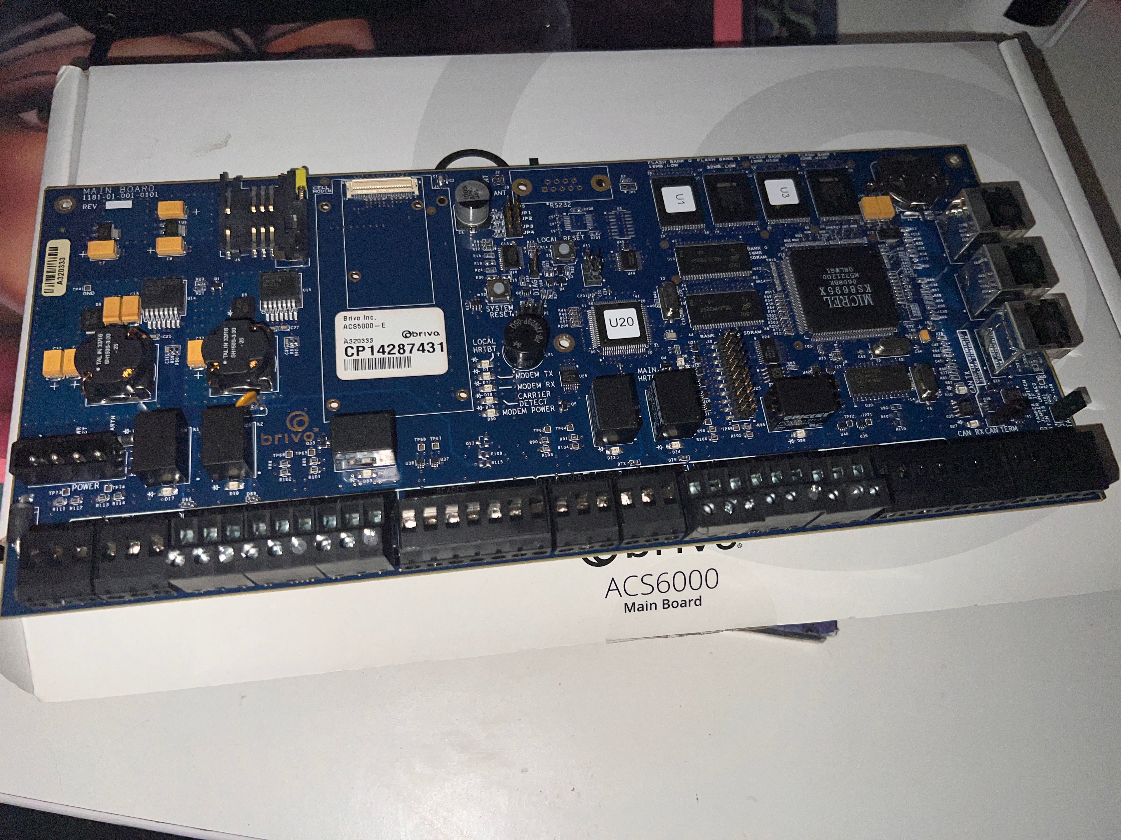 Brivo Access Control - ACS5000-E - Main Board