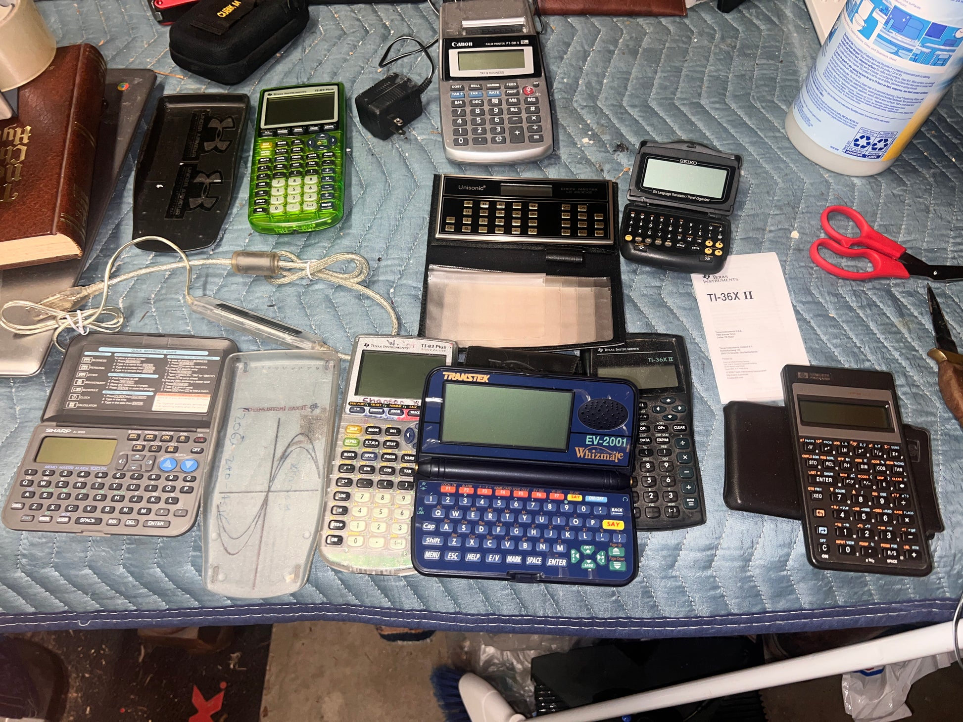 Vintage Calculator Lot Texas Instruments Hewlett Packard and more!