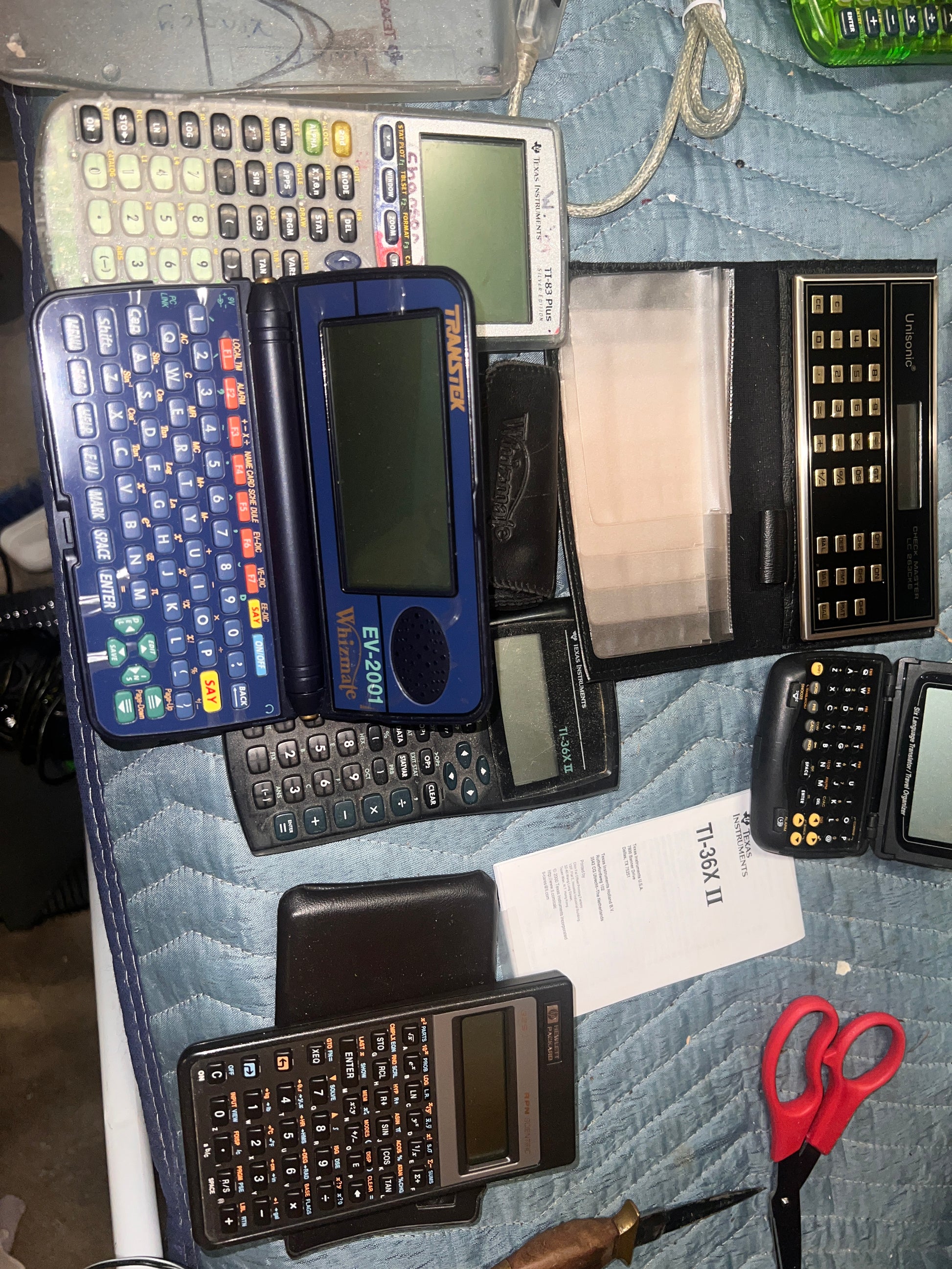 Vintage Calculator Lot Texas Instruments Hewlett Packard and more!