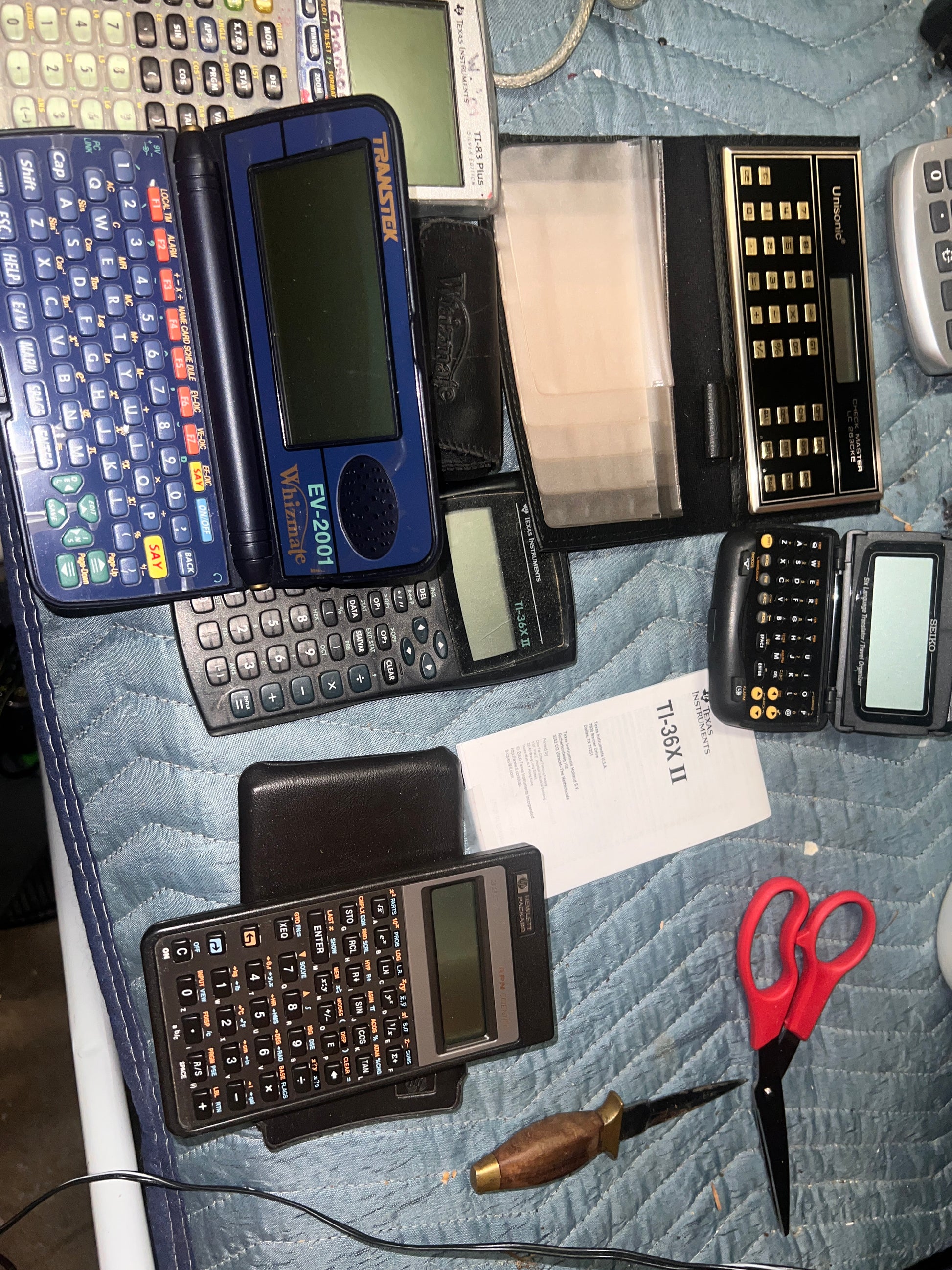 Vintage Calculator Lot Texas Instruments Hewlett Packard and more!