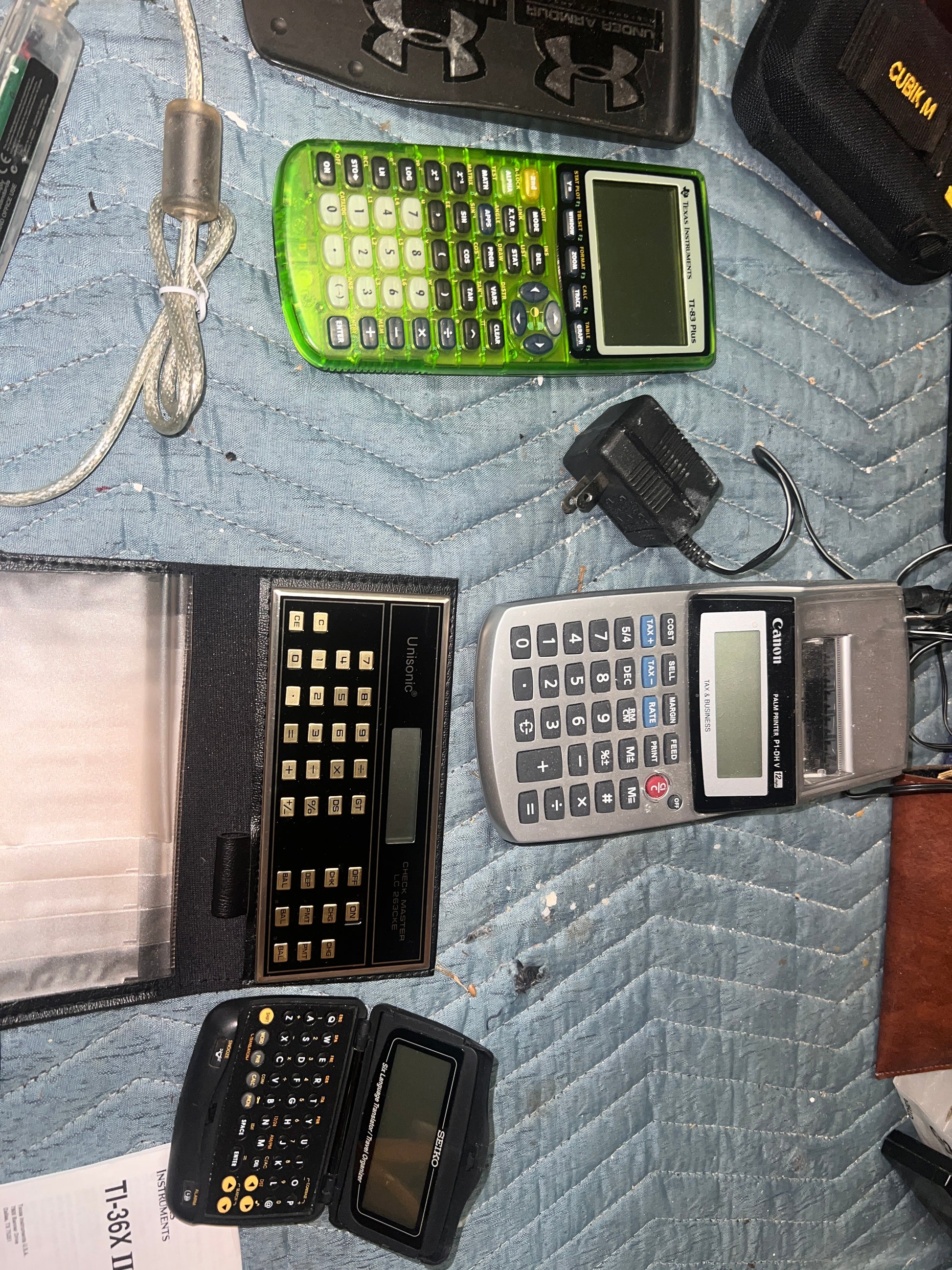 Vintage Calculator Lot Texas Instruments Hewlett Packard and more!